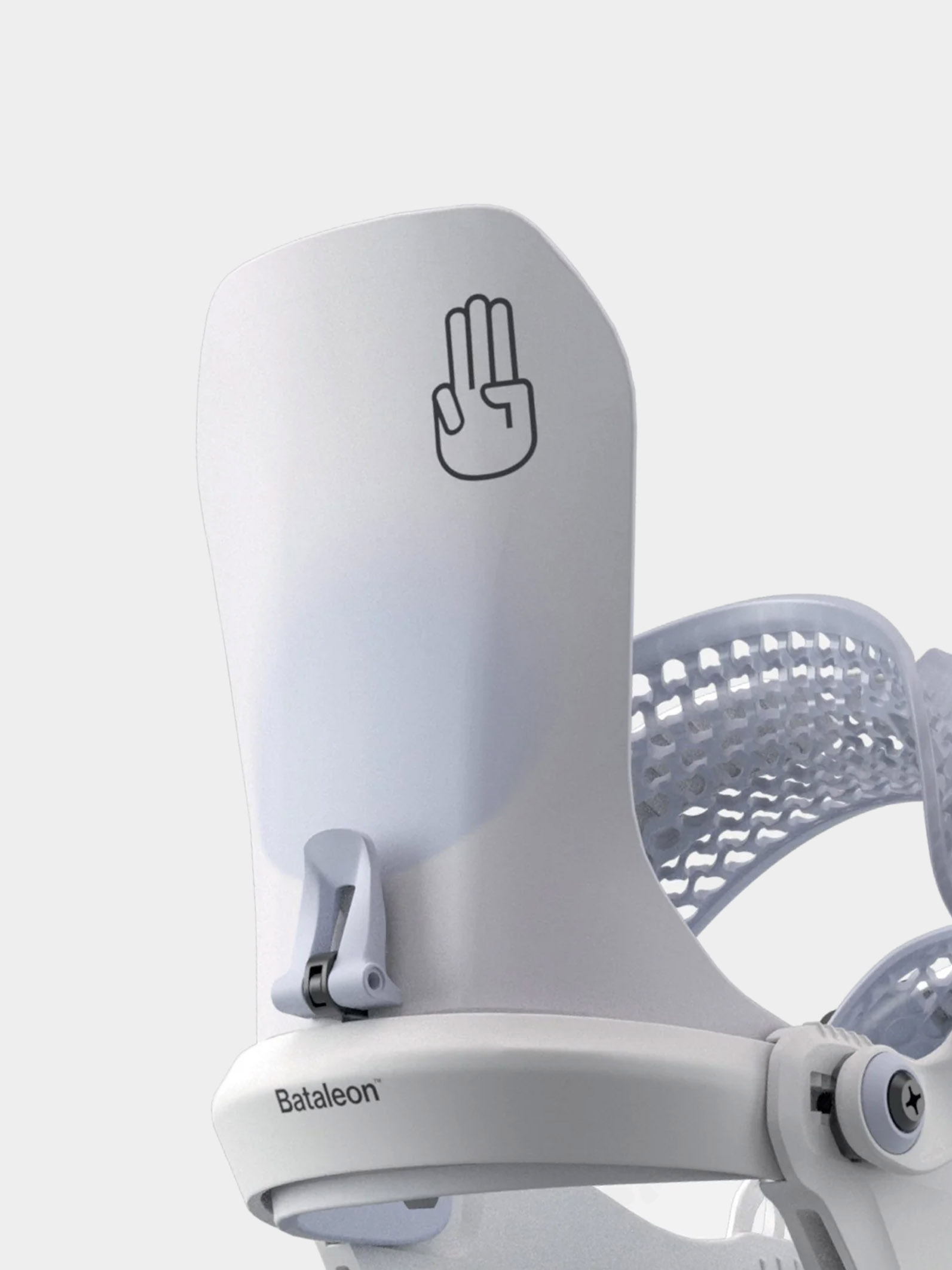 Womens Bataleon Snowboard bindings Etna HeelWrap (glacier)