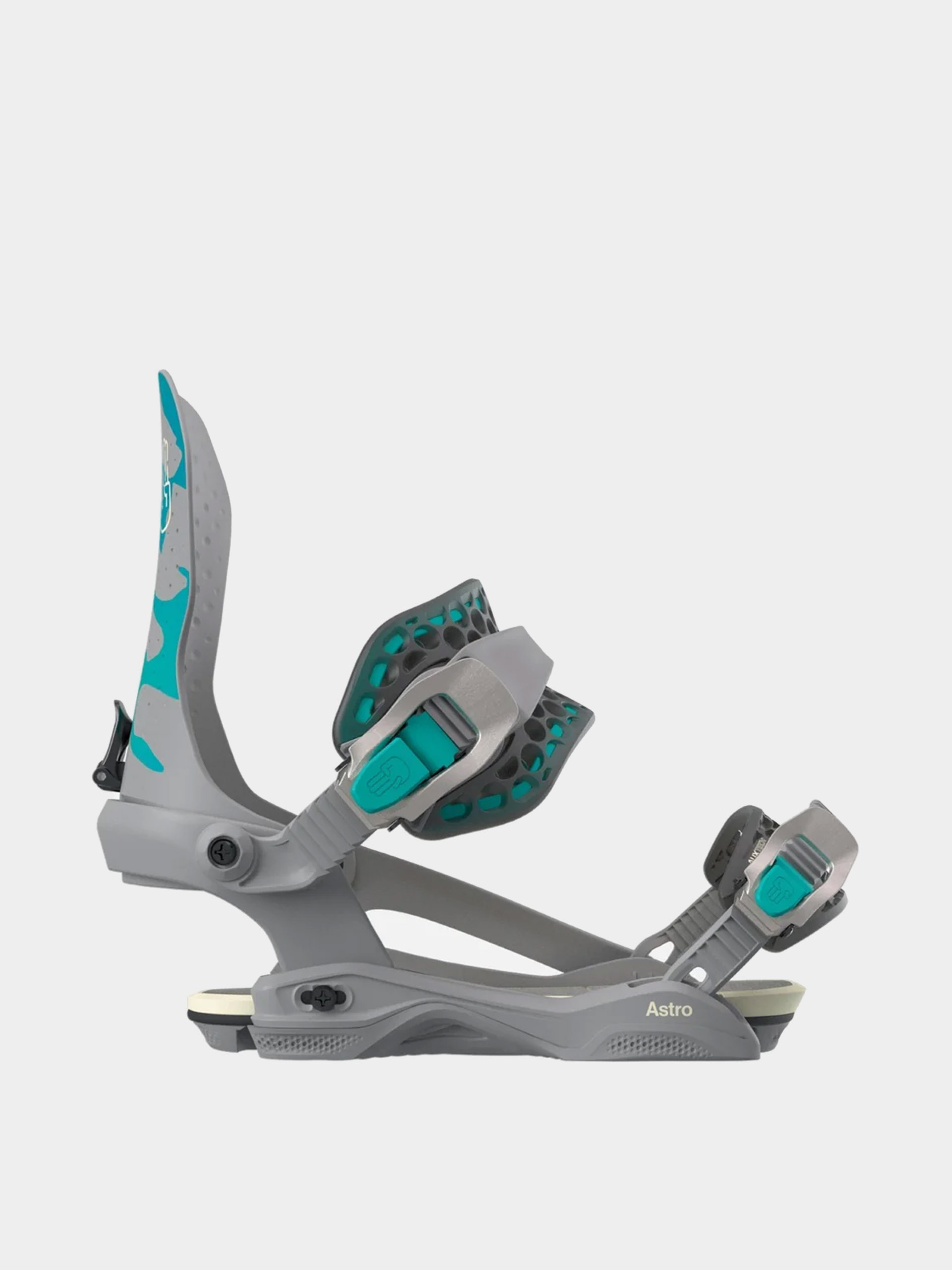 Mens Bataleon Snowboard bindings Astro AsymWrap (gray forest)