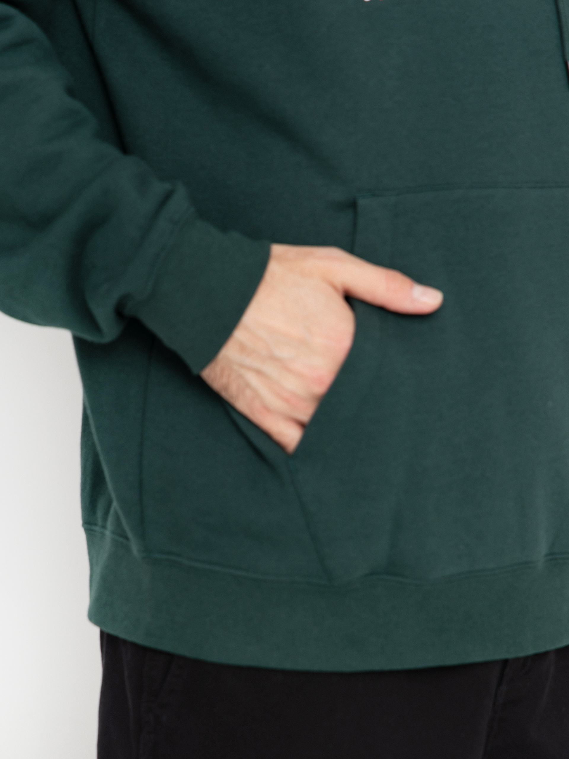 Volcom Essential HD Hoodie (black green)