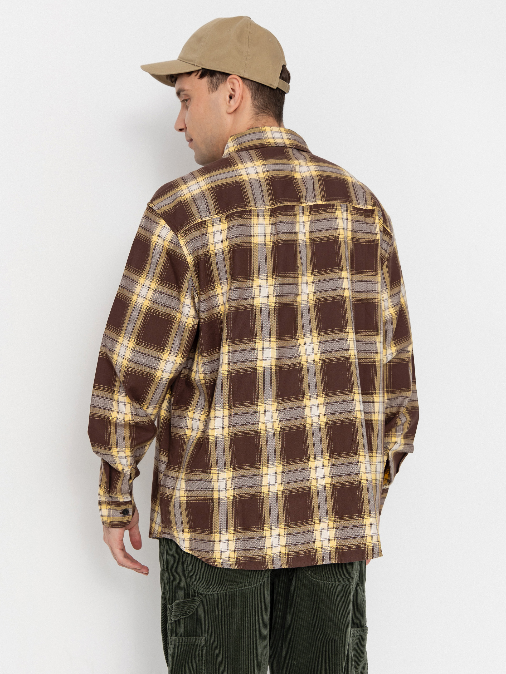 Element All Season 1Pkt Lightweight Hemd (java/cornsilk plaid)