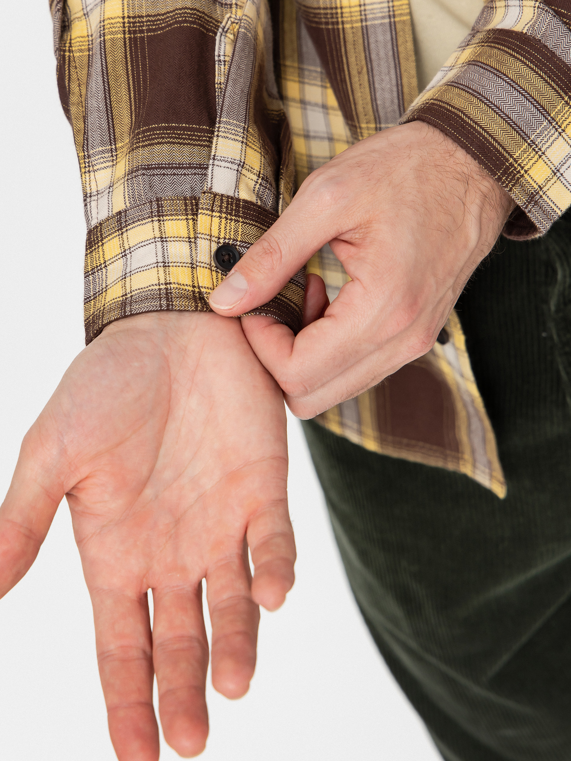 Element All Season 1Pkt Lightweight Shirt (java/cornsilk plaid)