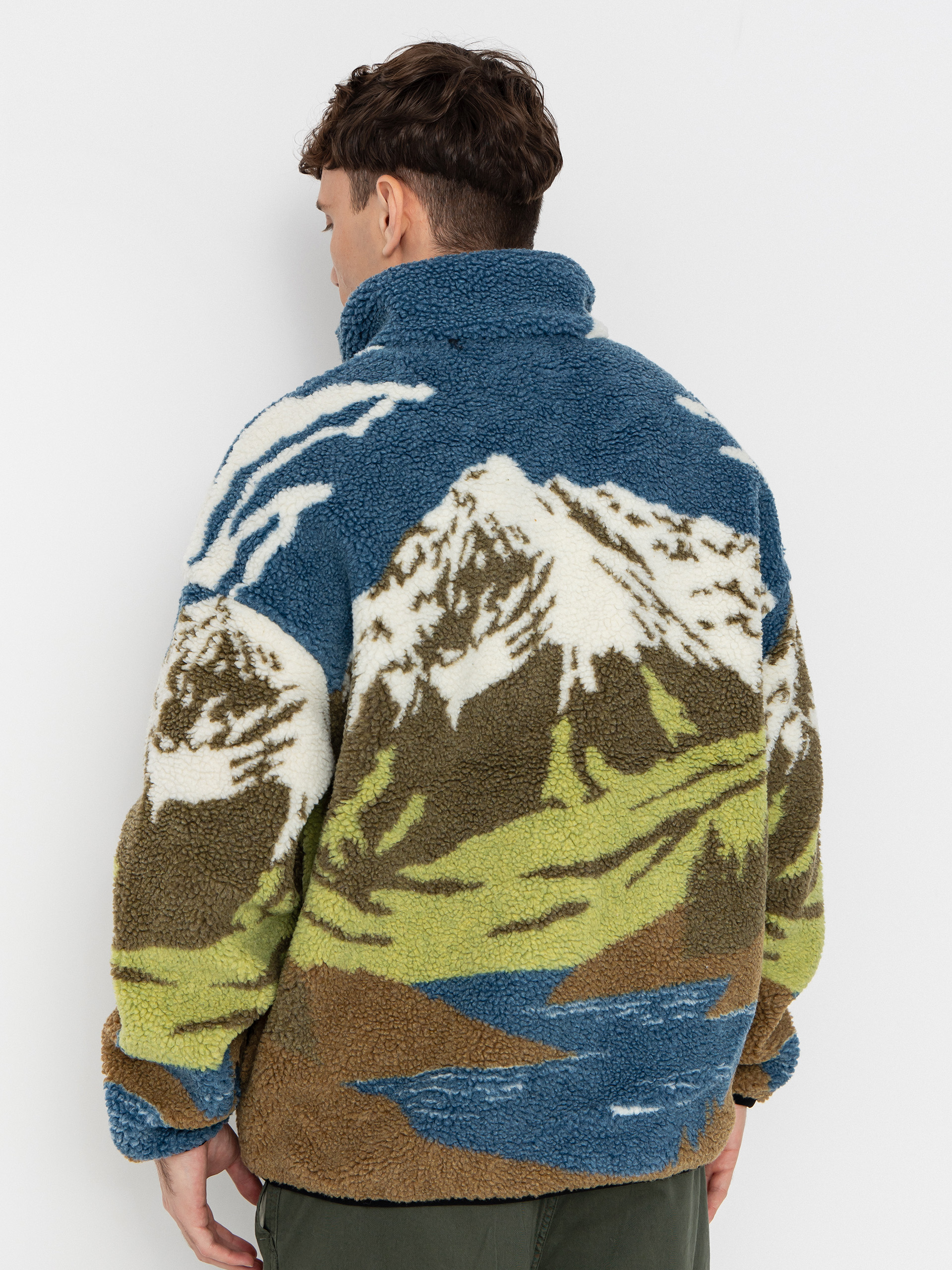 Mens Picture Hafdals Fleece  (cloudy landsc sherpa m)