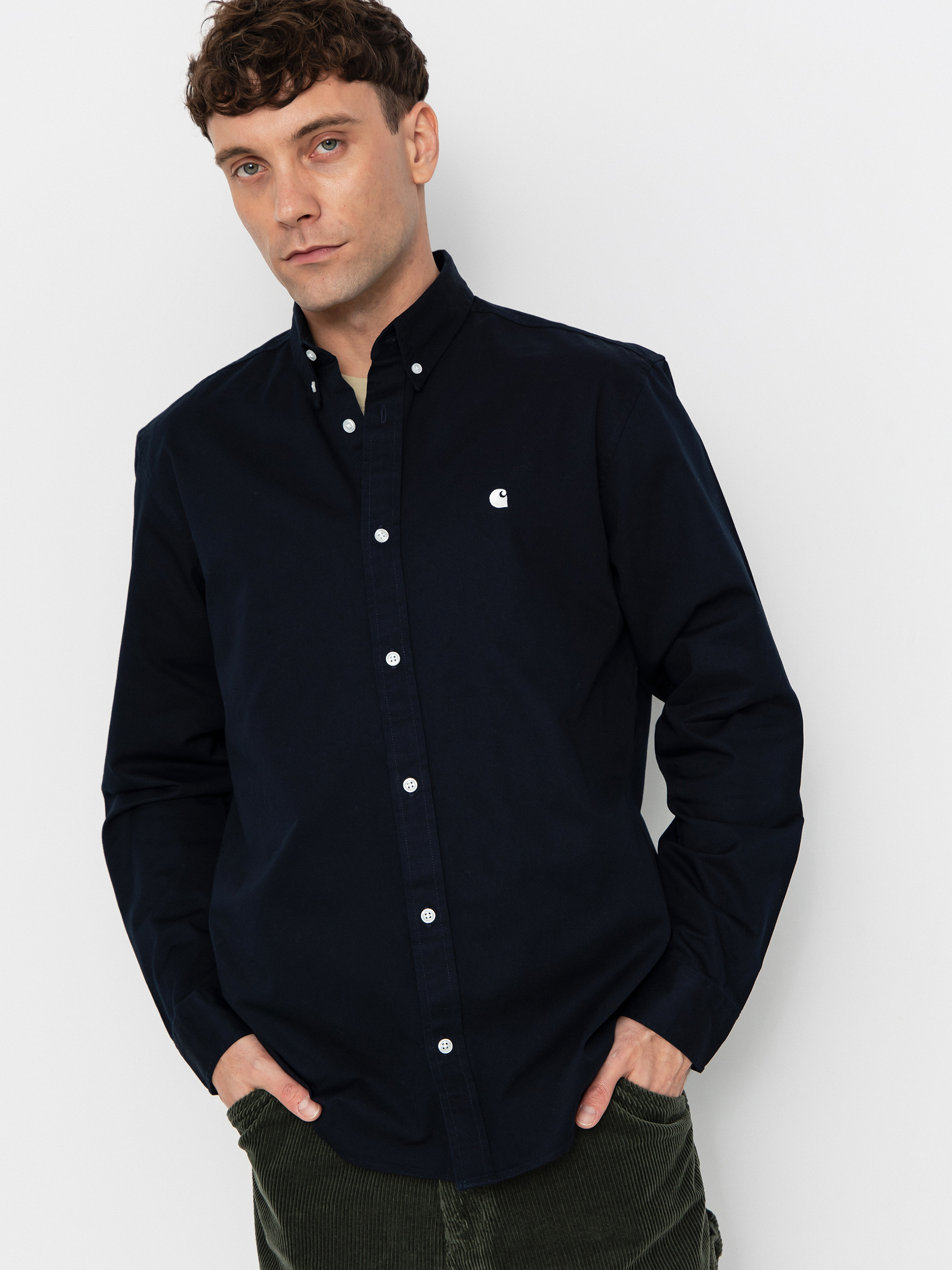 Carhartt WIP Madison Hemd (dark navy/wax)