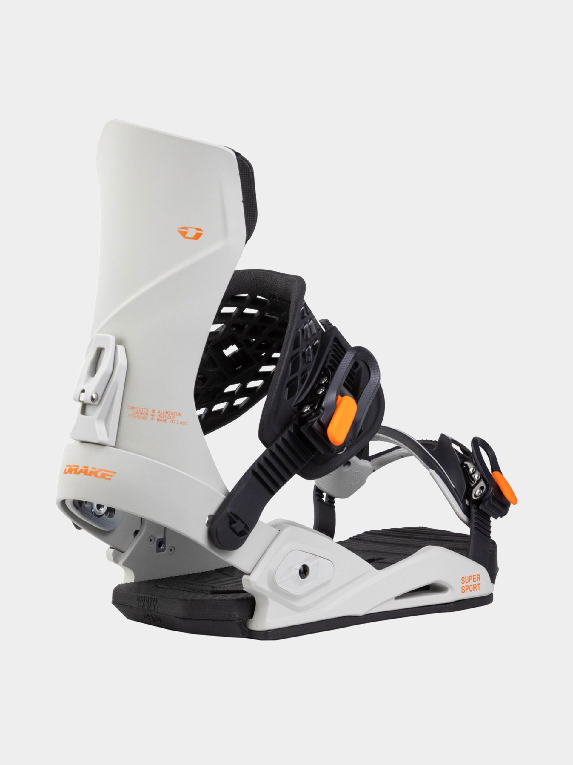 Drake Snowboard Bindung Super Sport (grey/orange)