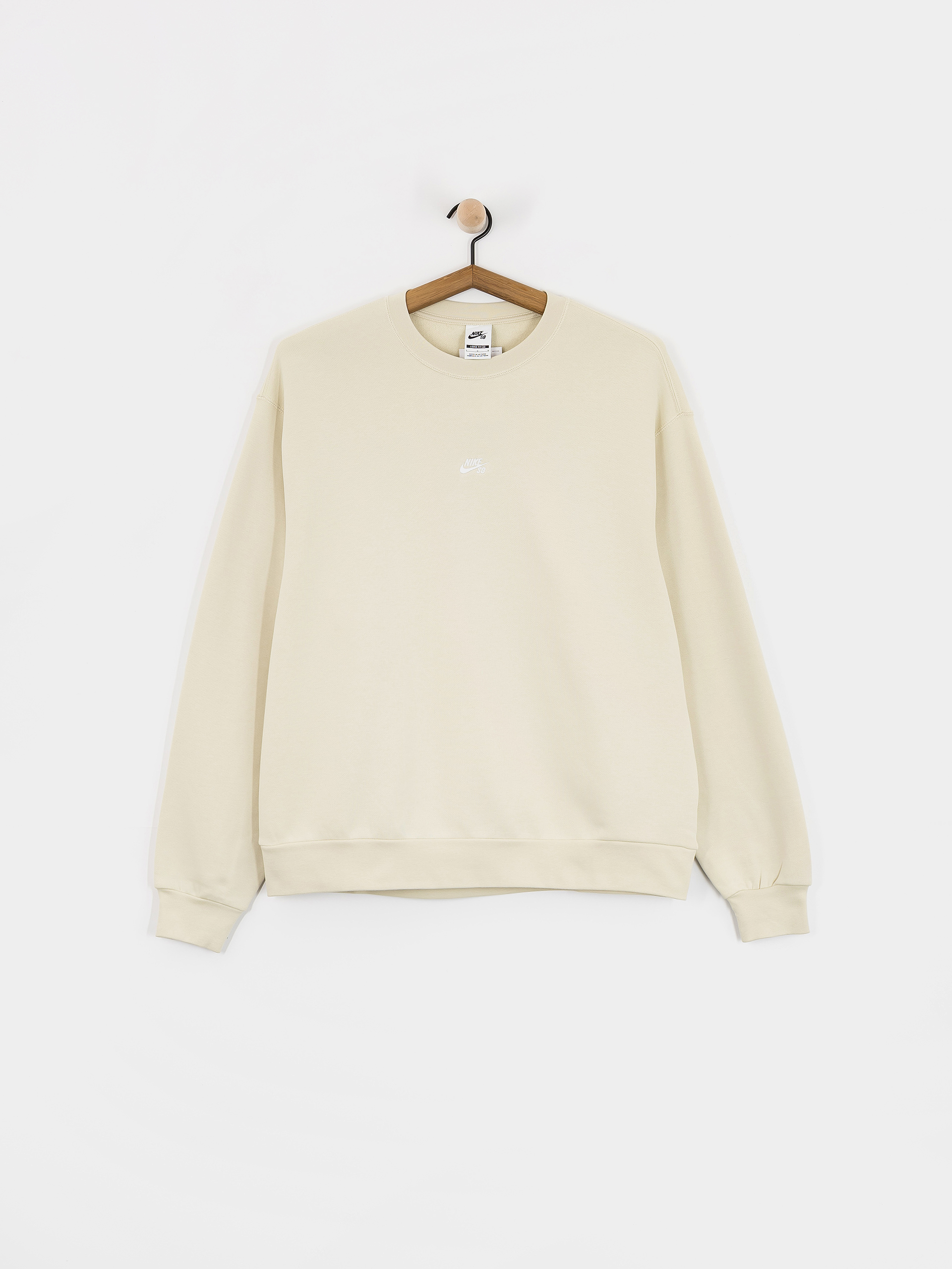 Nike SB Essential Logo Crew Sweatshirt (lt khaki/white)