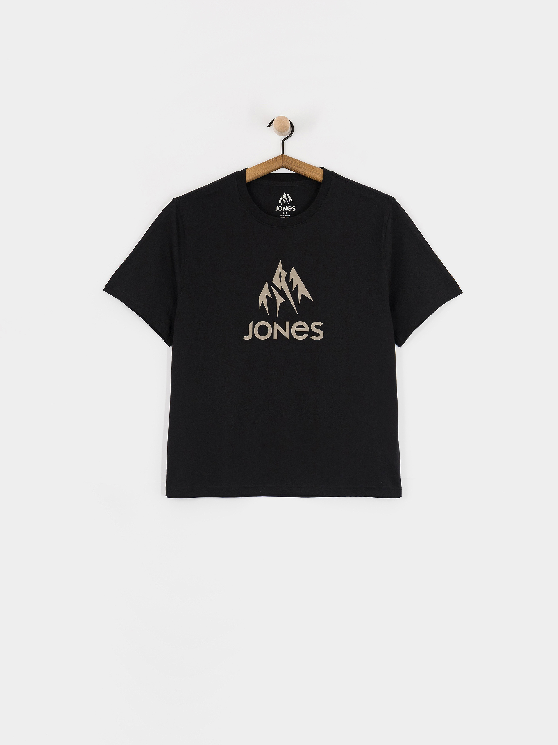 Jones Snowboards Truckee Org Cot T-shirt (stealth black)