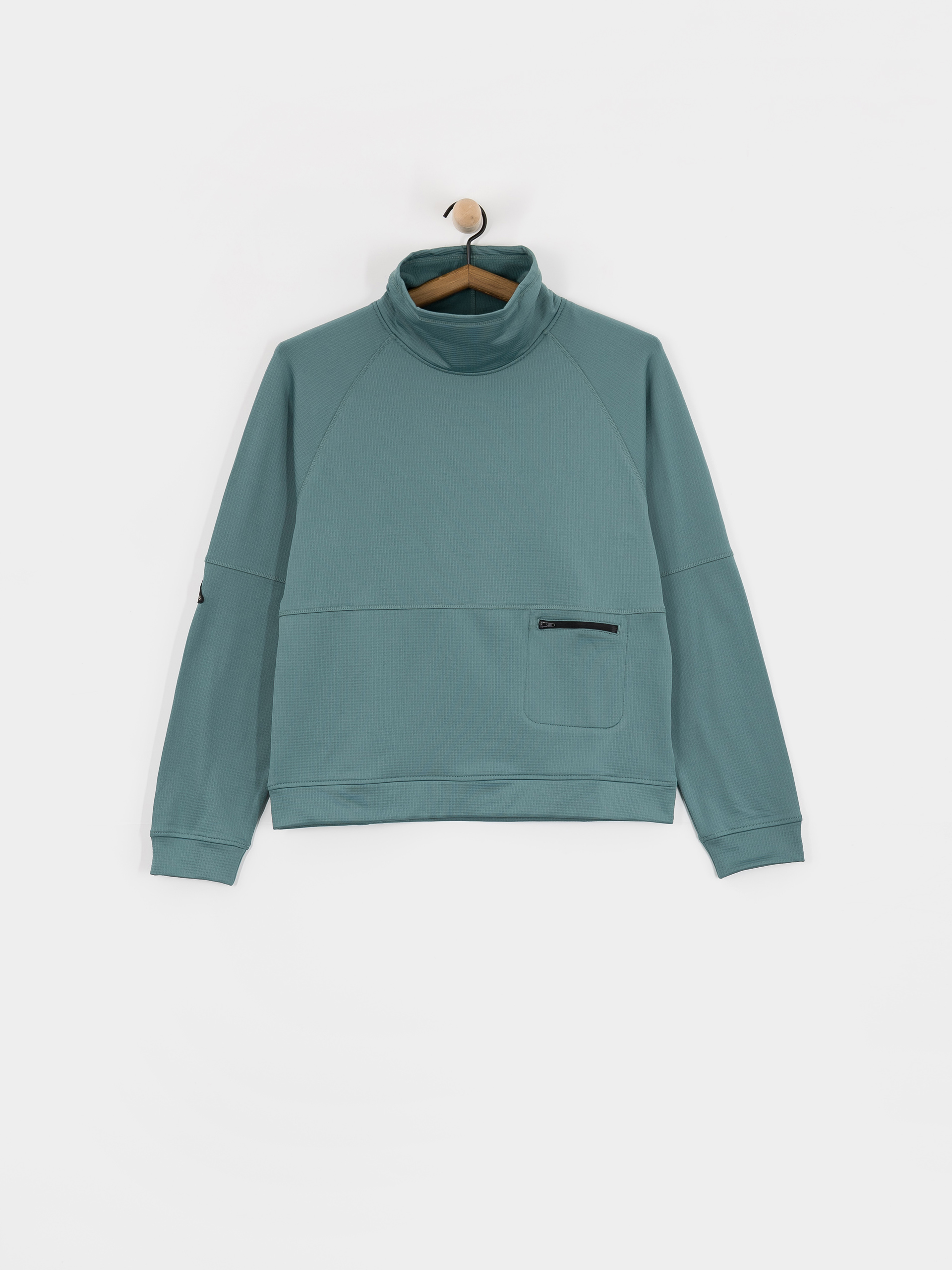 Jones Snowboards Flagship Rec Grid 1/2 Zip Sweatshirt (atlantic blue)