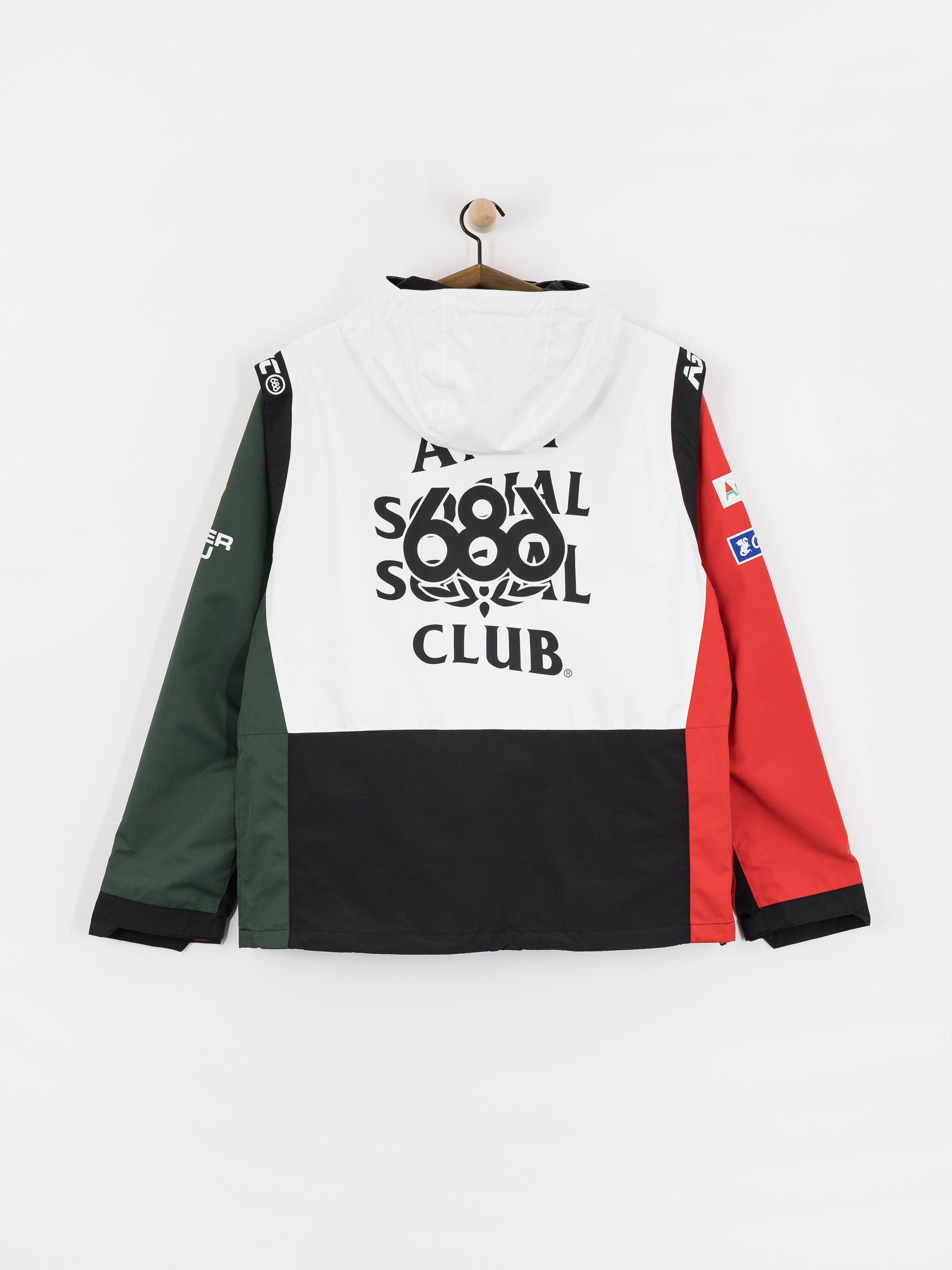 Herren 686 Snowboard Jacke X ASSC F1 Anorak (assc white colorblock)