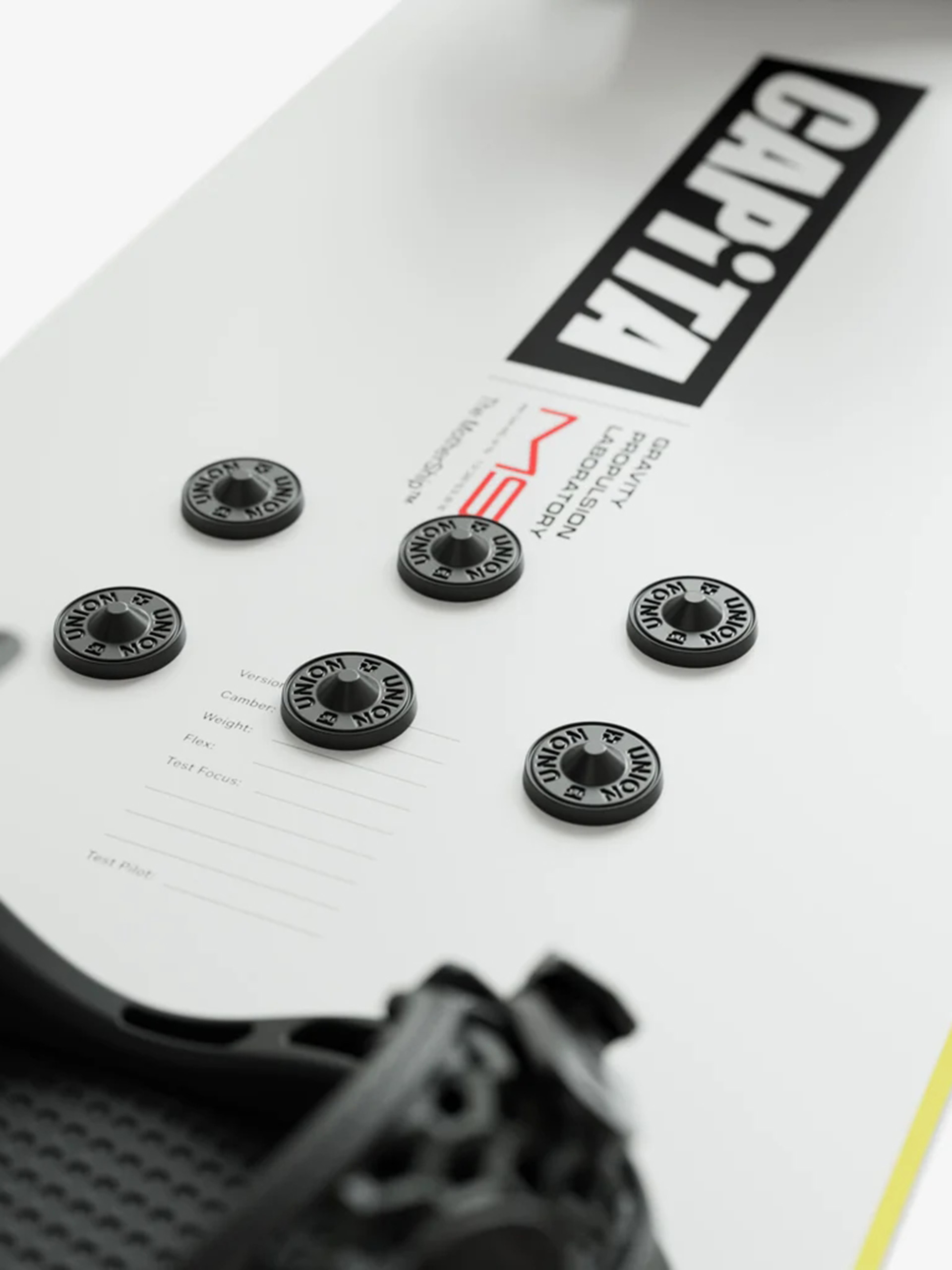 Union Zubehör Metal Stomp Pad 6Pcs (black)