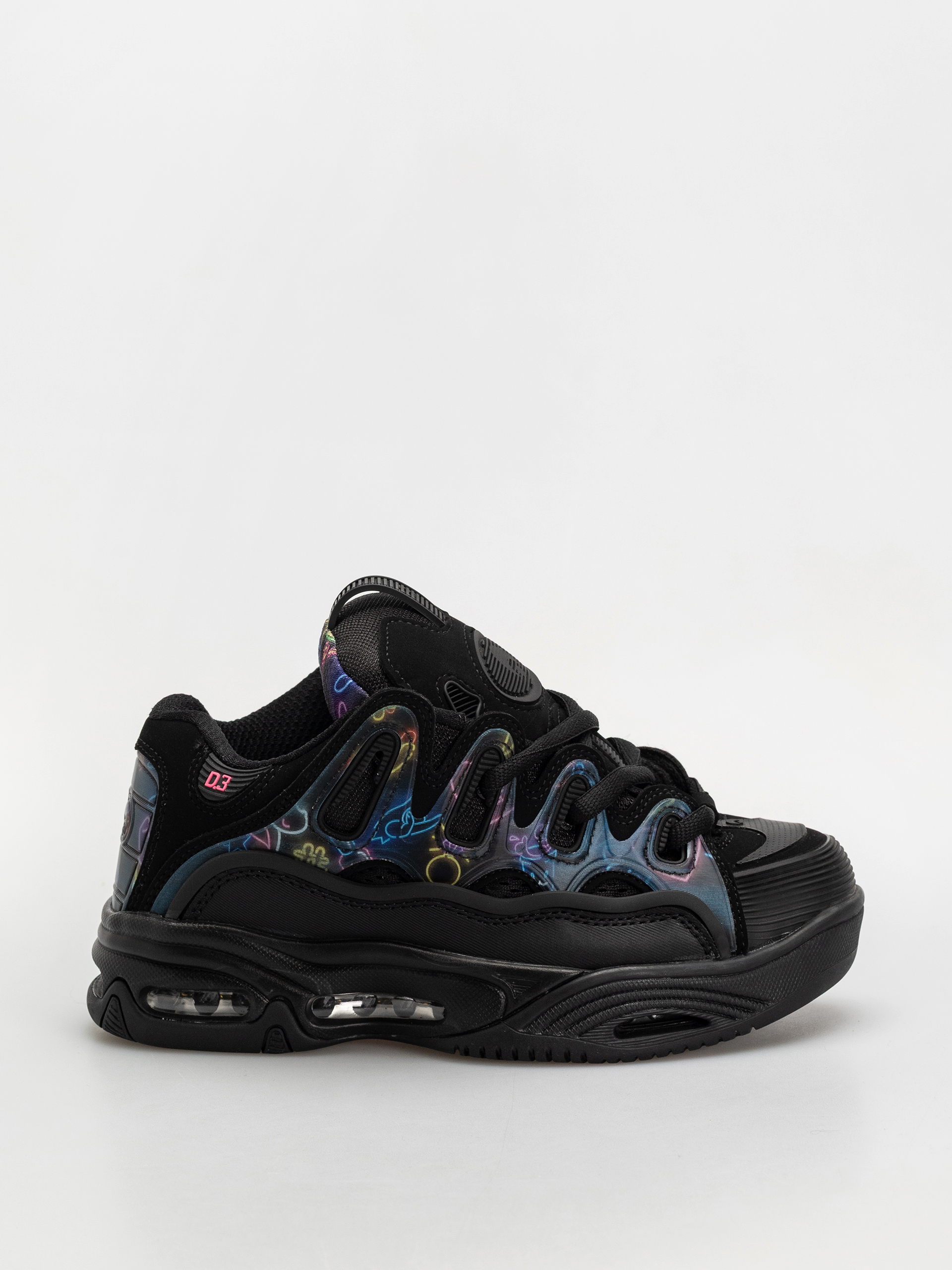 Osiris D3 2001 Schuhe (black/pink/holo)