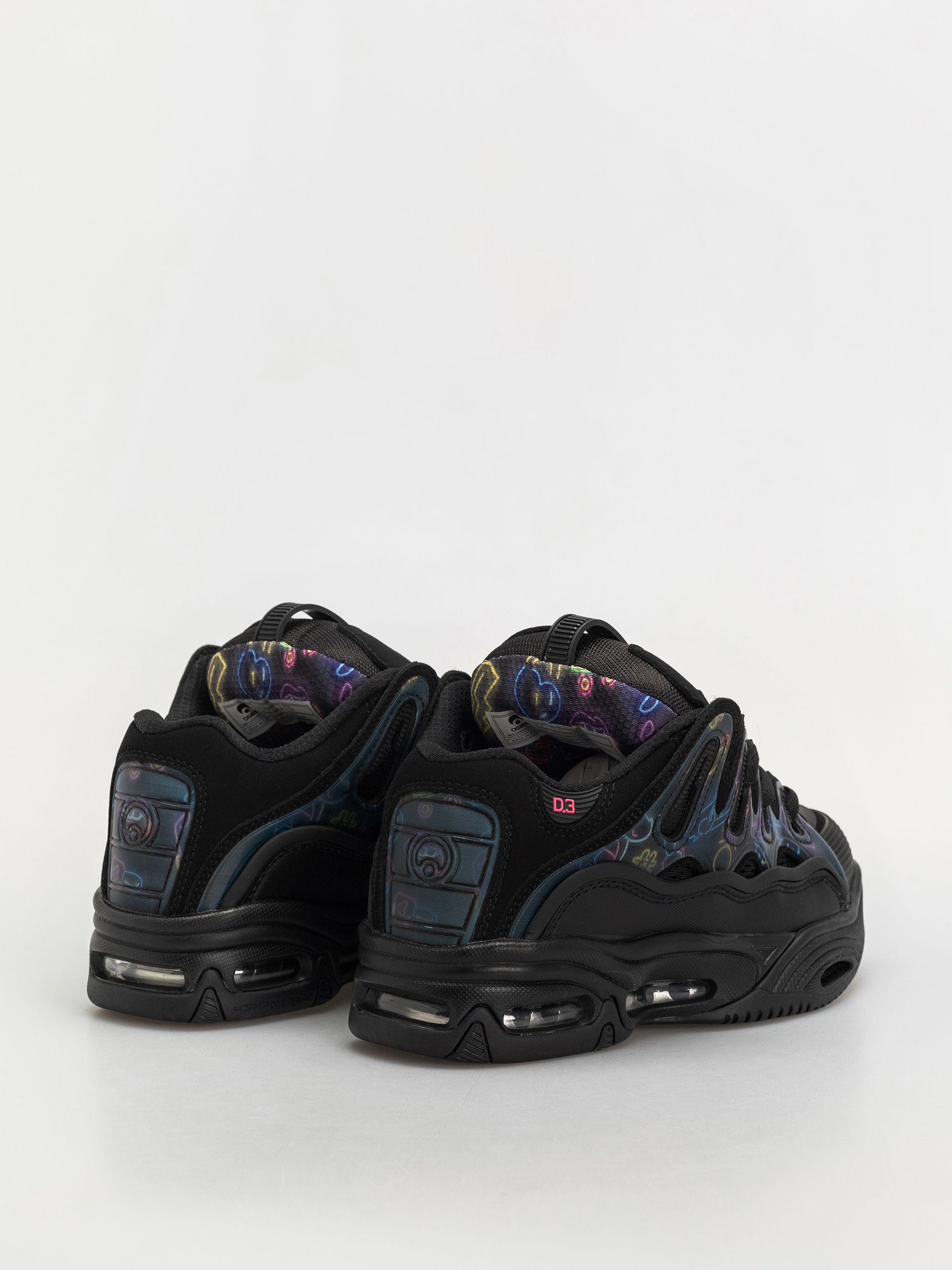 Osiris D3 2001 Schuhe (black/pink/holo)