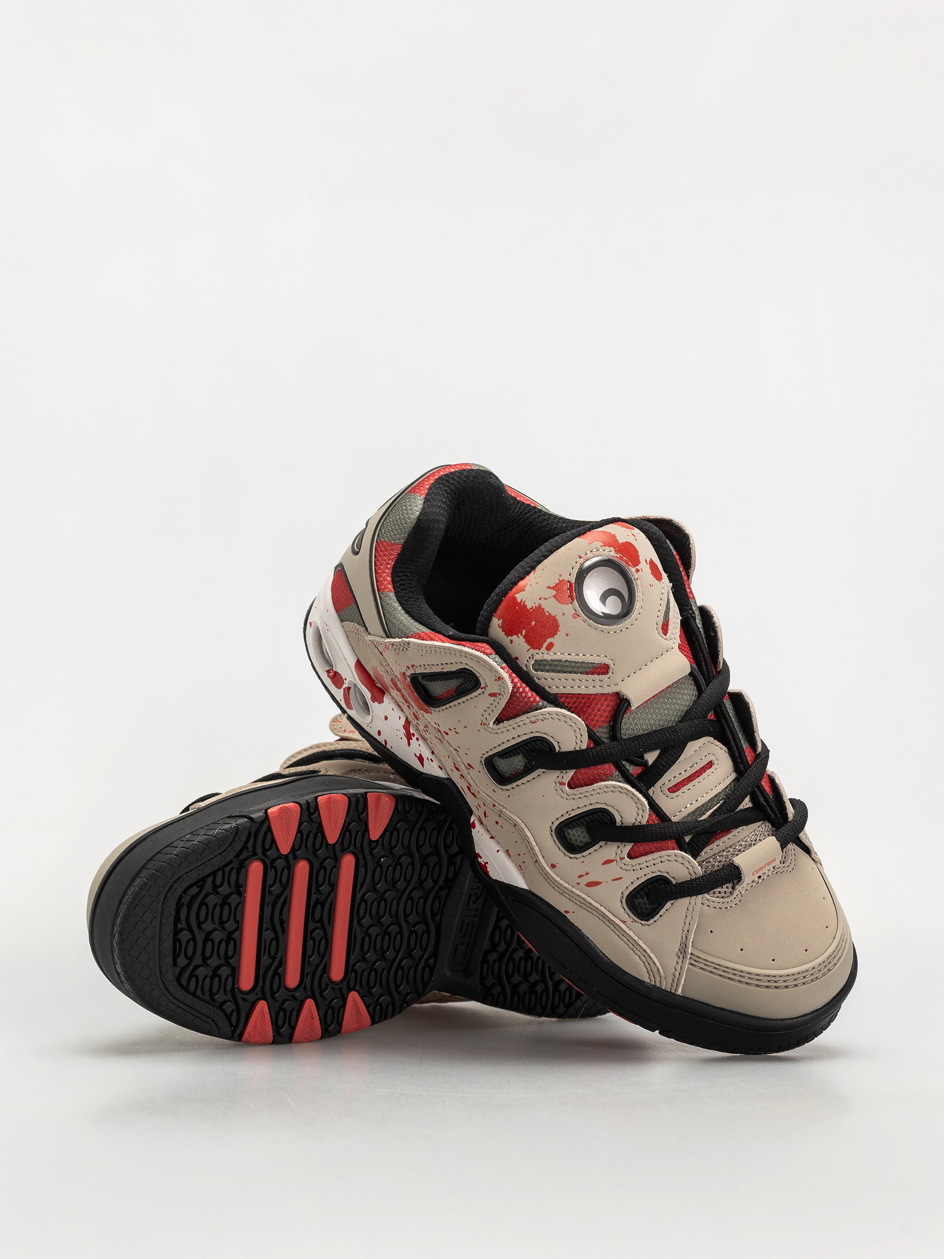 Osiris D3 OG Schuhe (taupe/olive/drips)