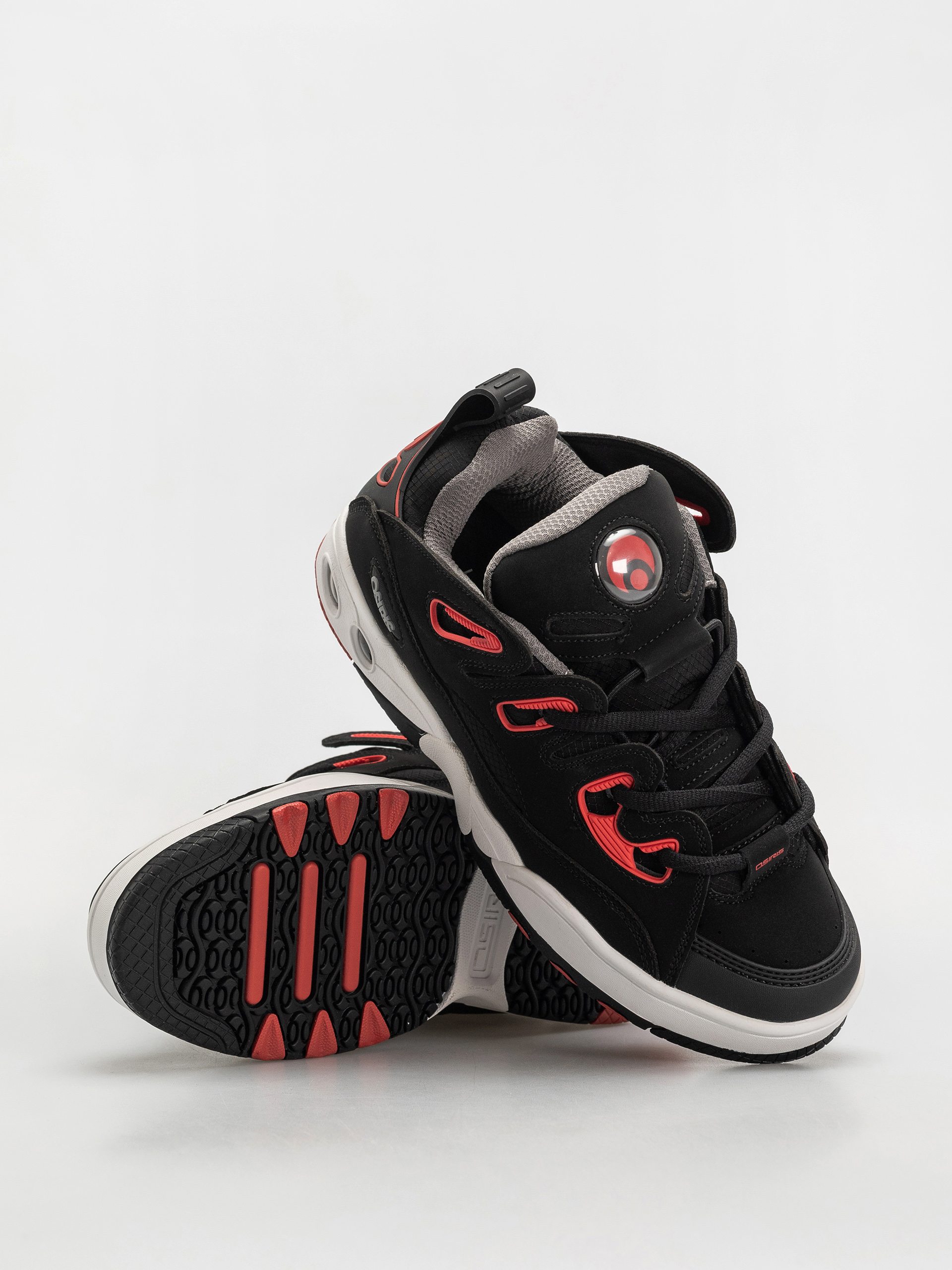 Osiris D3 E Shoes (black/charcoal/red)