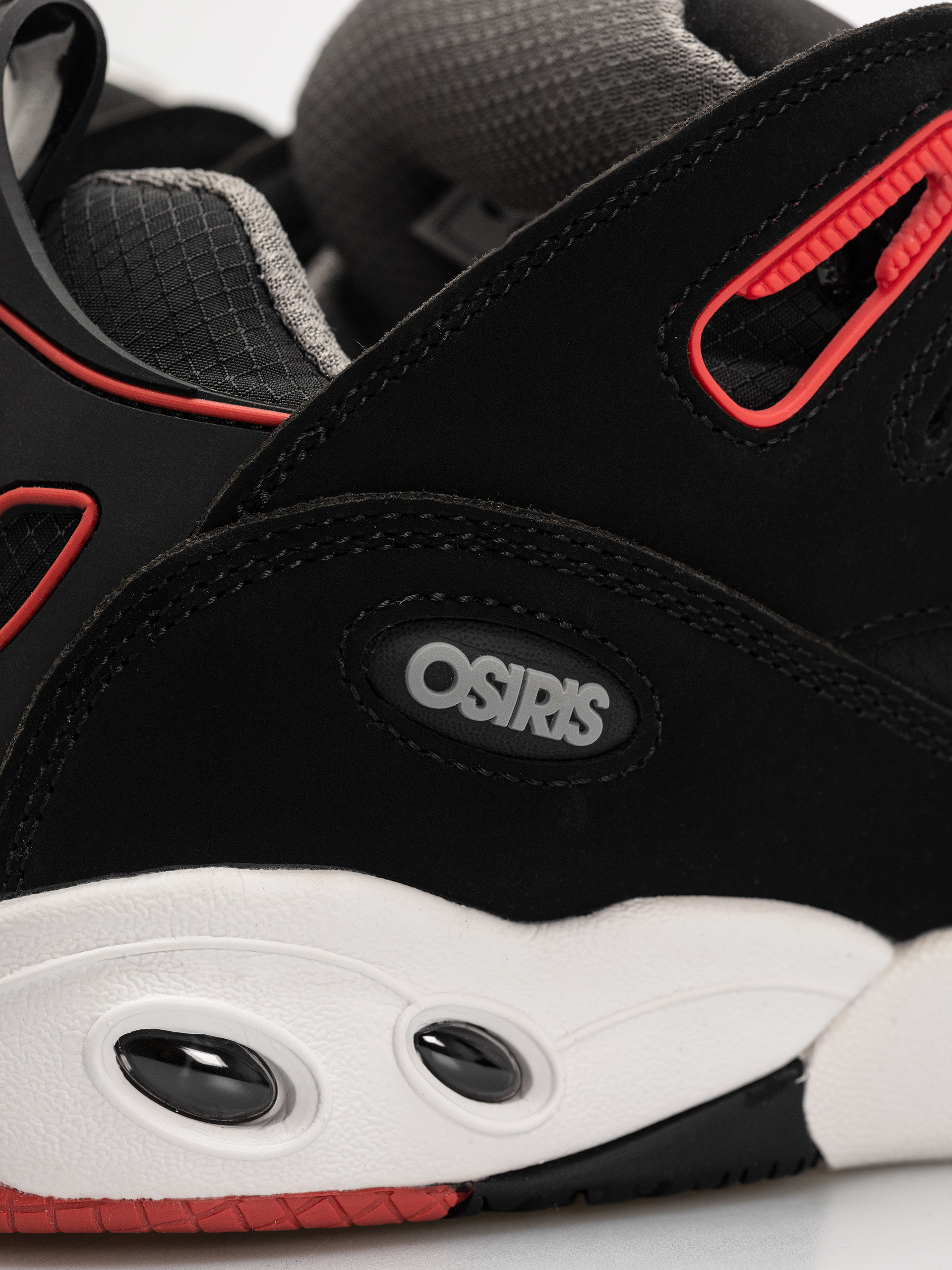 Osiris D3 E Shoes (black/charcoal/red)