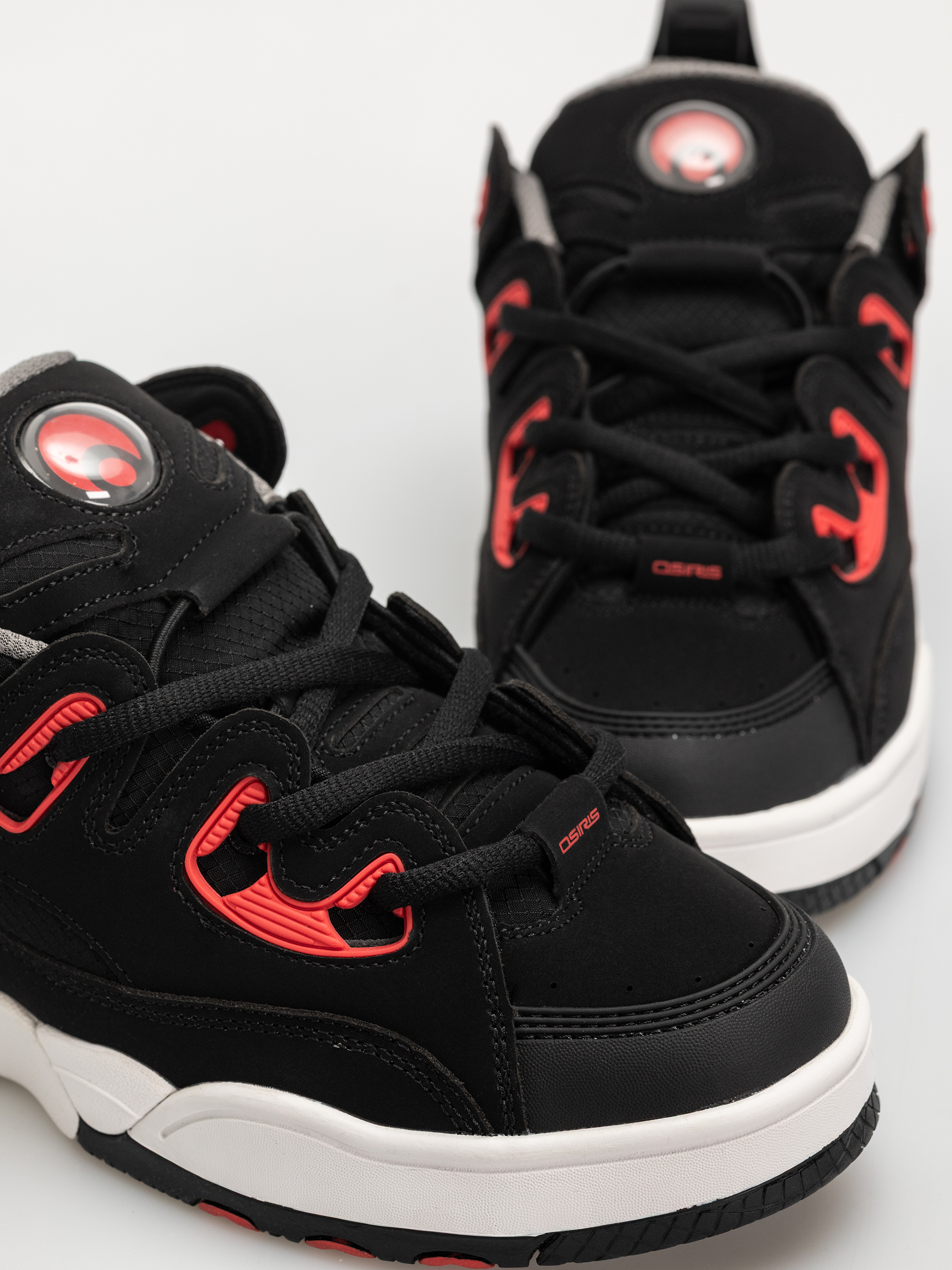 Osiris D3 E Shoes (black/charcoal/red)
