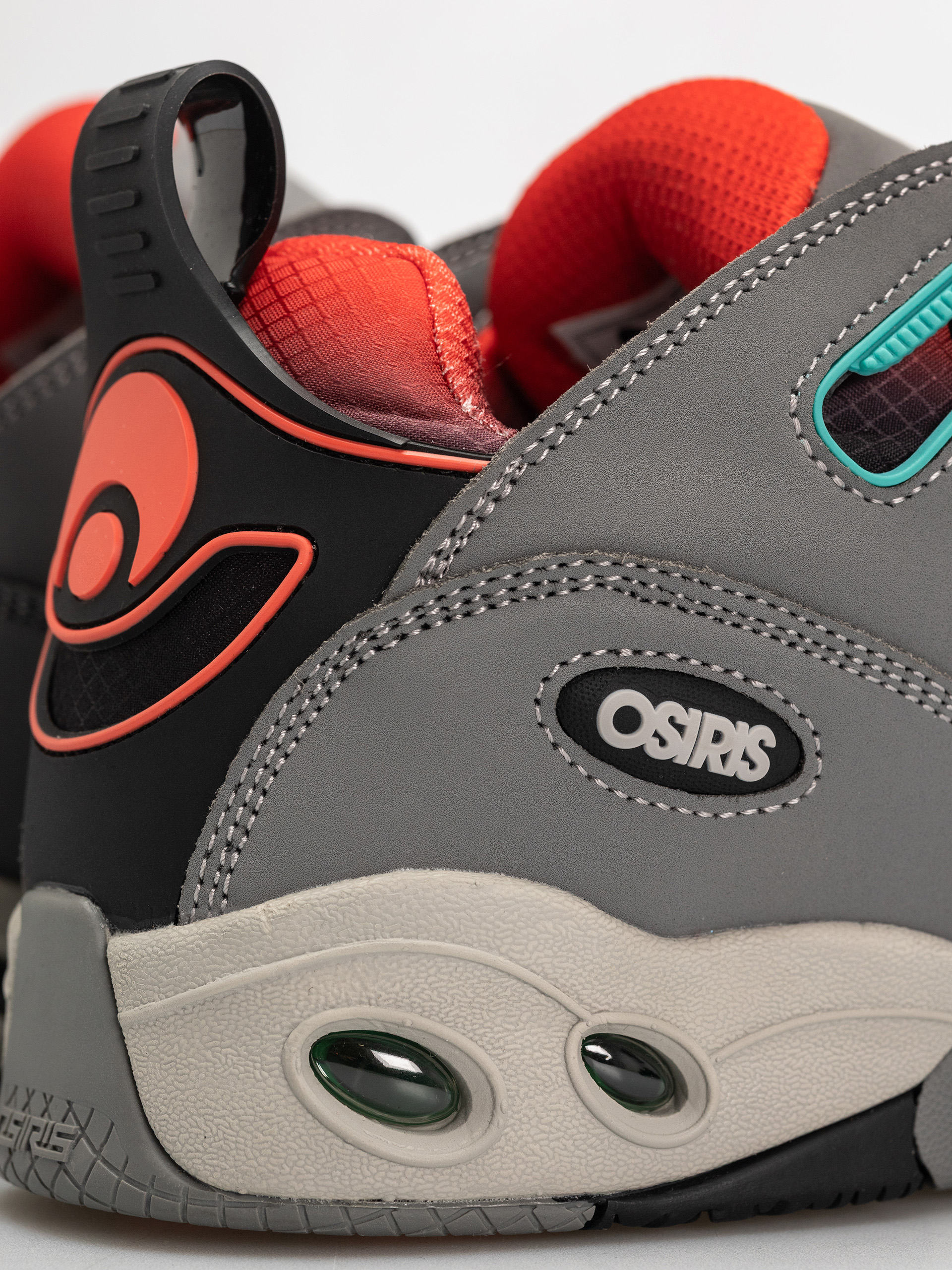 Osiris D3 E Shoes (grey/orange/turqoise)