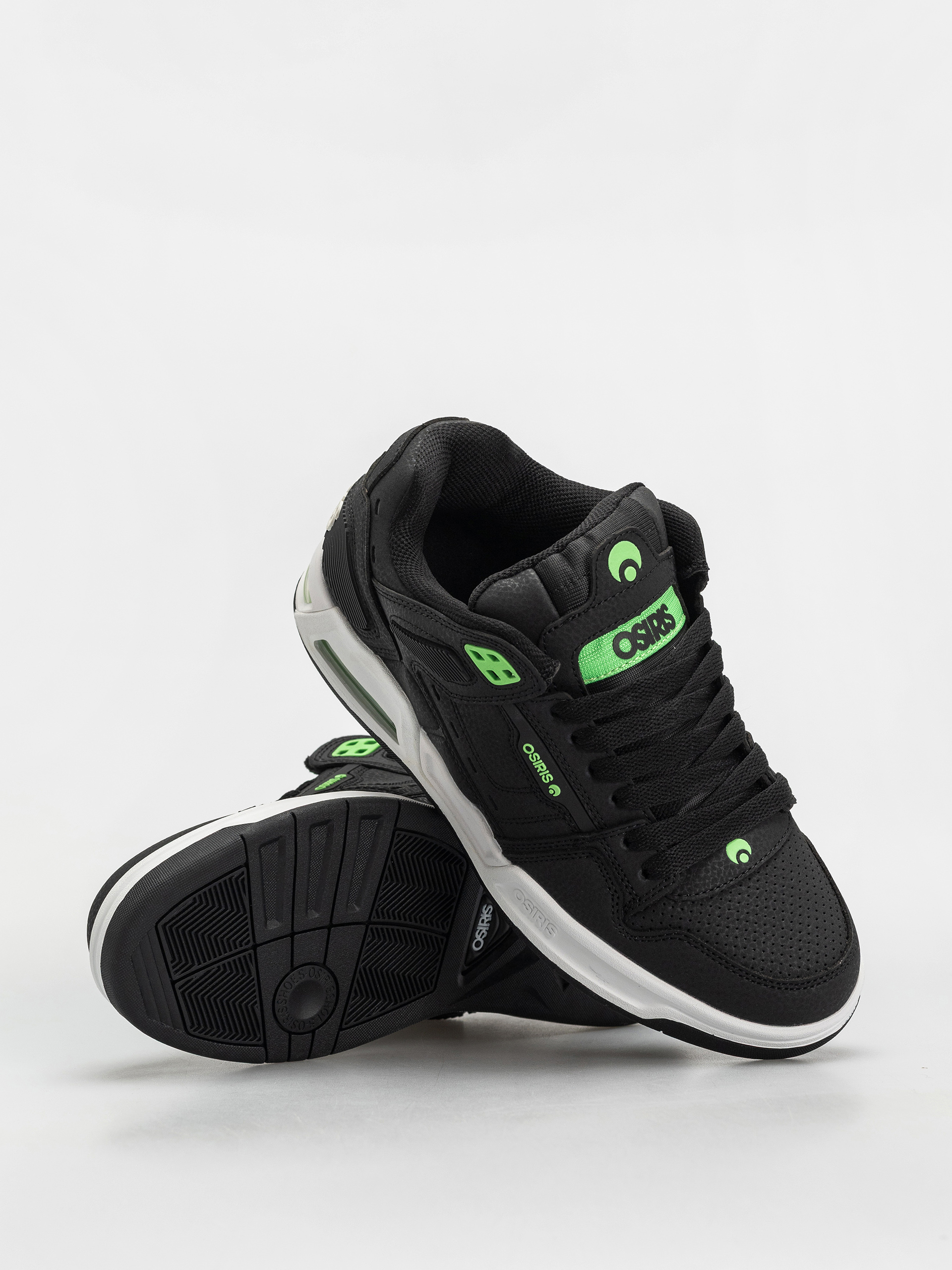 Osiris Peril Shoes (black/black/green)