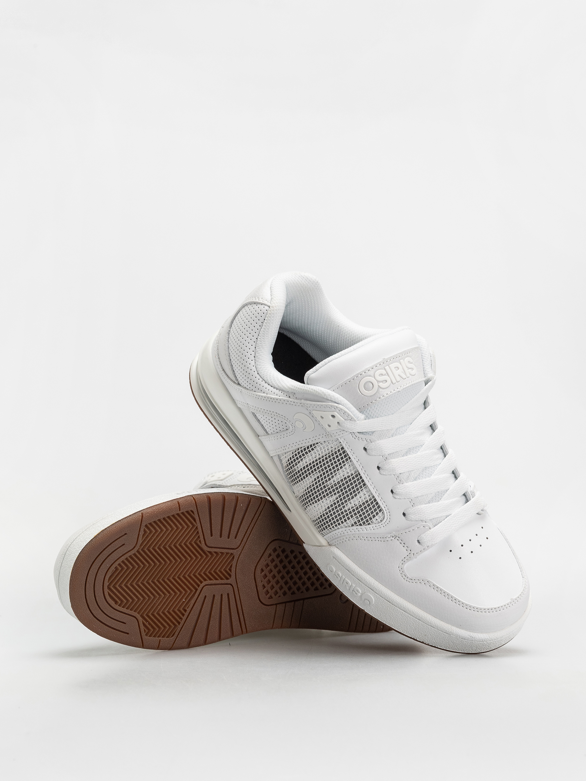 Osiris Pixel Shoes (white/grey/gum)