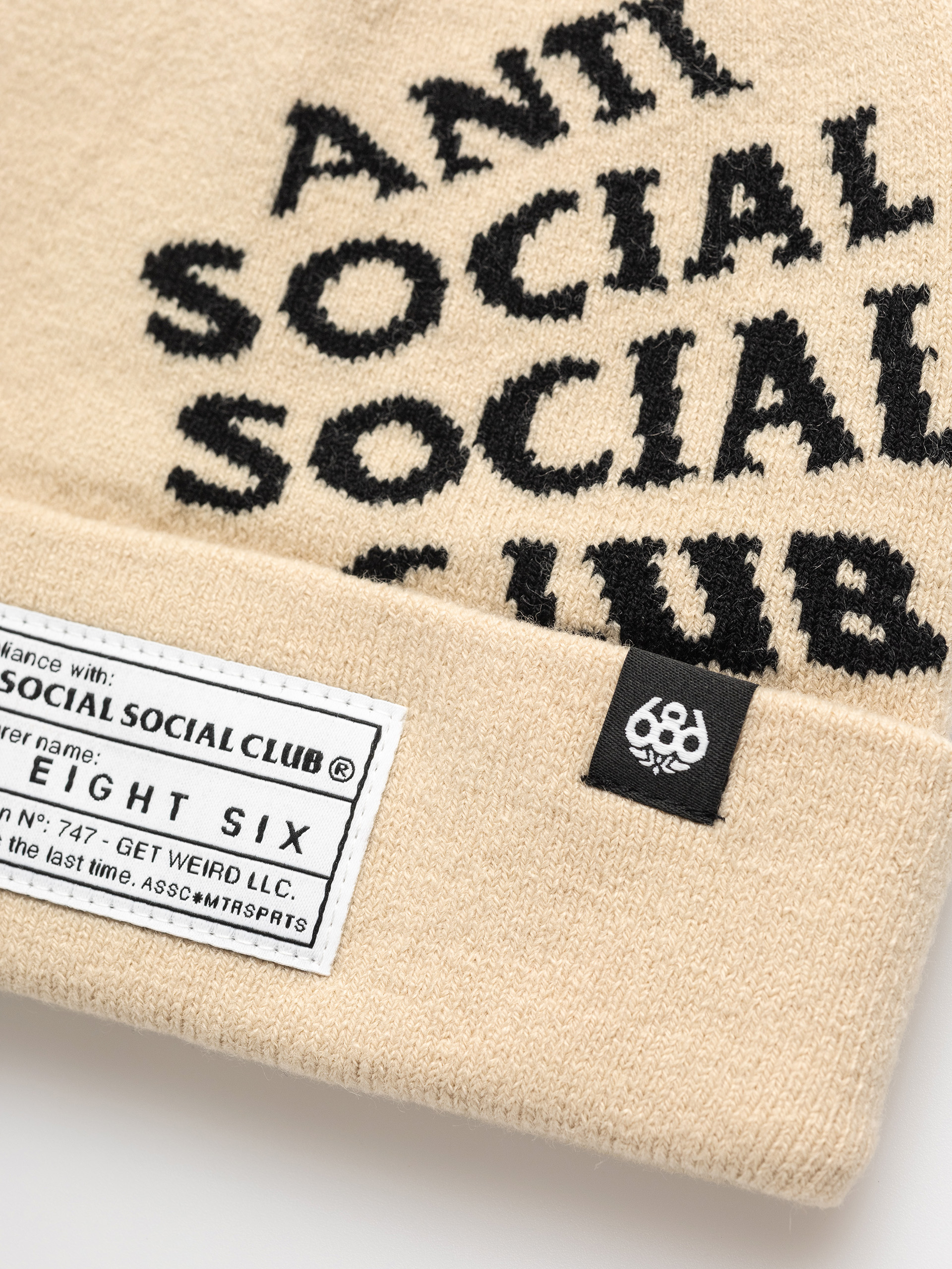 686 X ASSC Club Mütze (assc limestone)