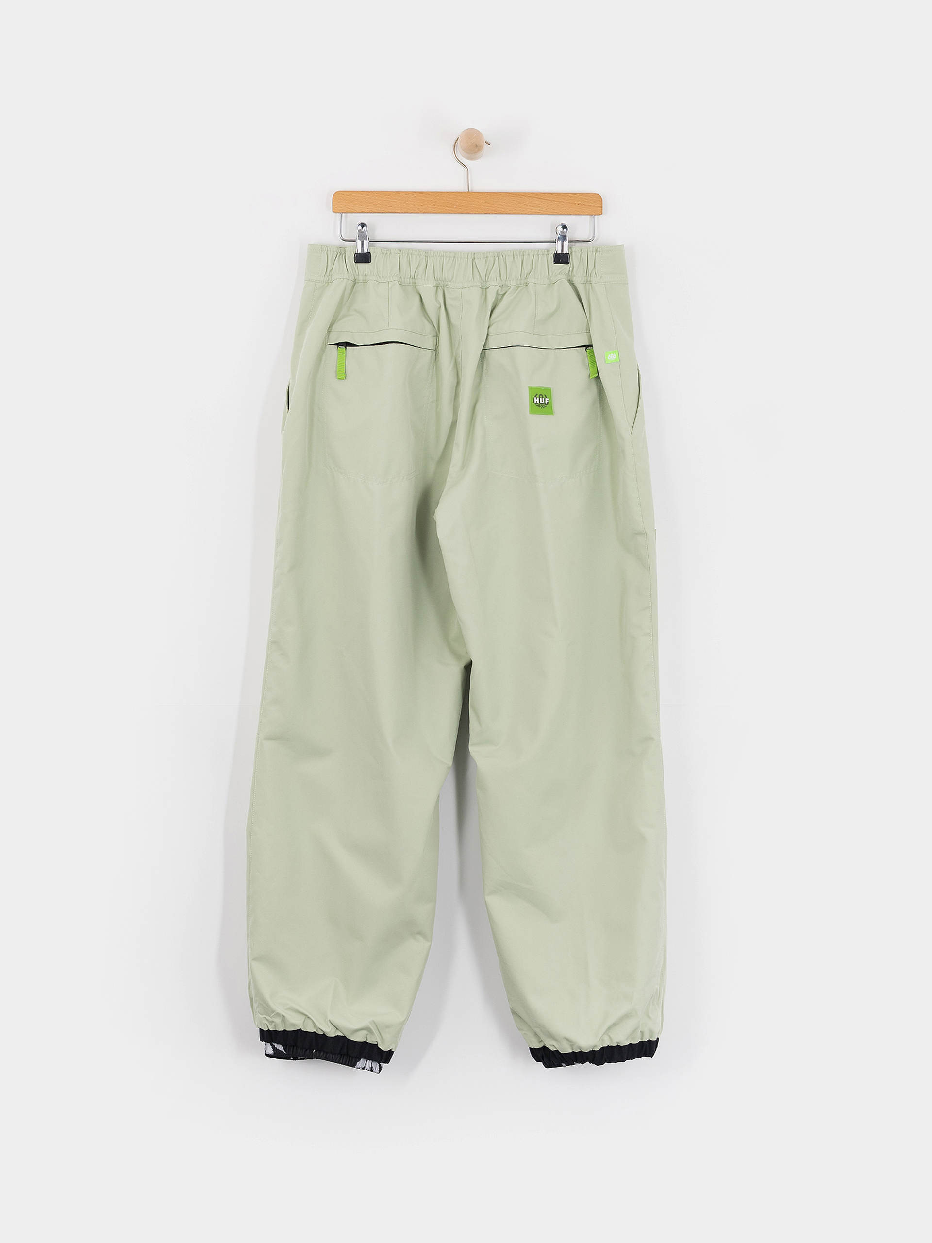 Herren 686 Snowboard Hose X Huf Double H (huf green colorblock)