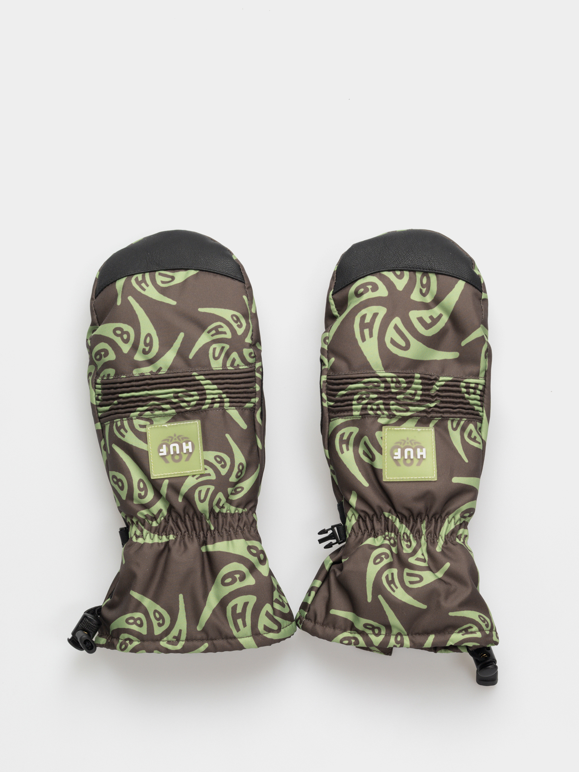 686 X HUF Lander Mitt Handschuhe - Grün, camo (huf swirl)