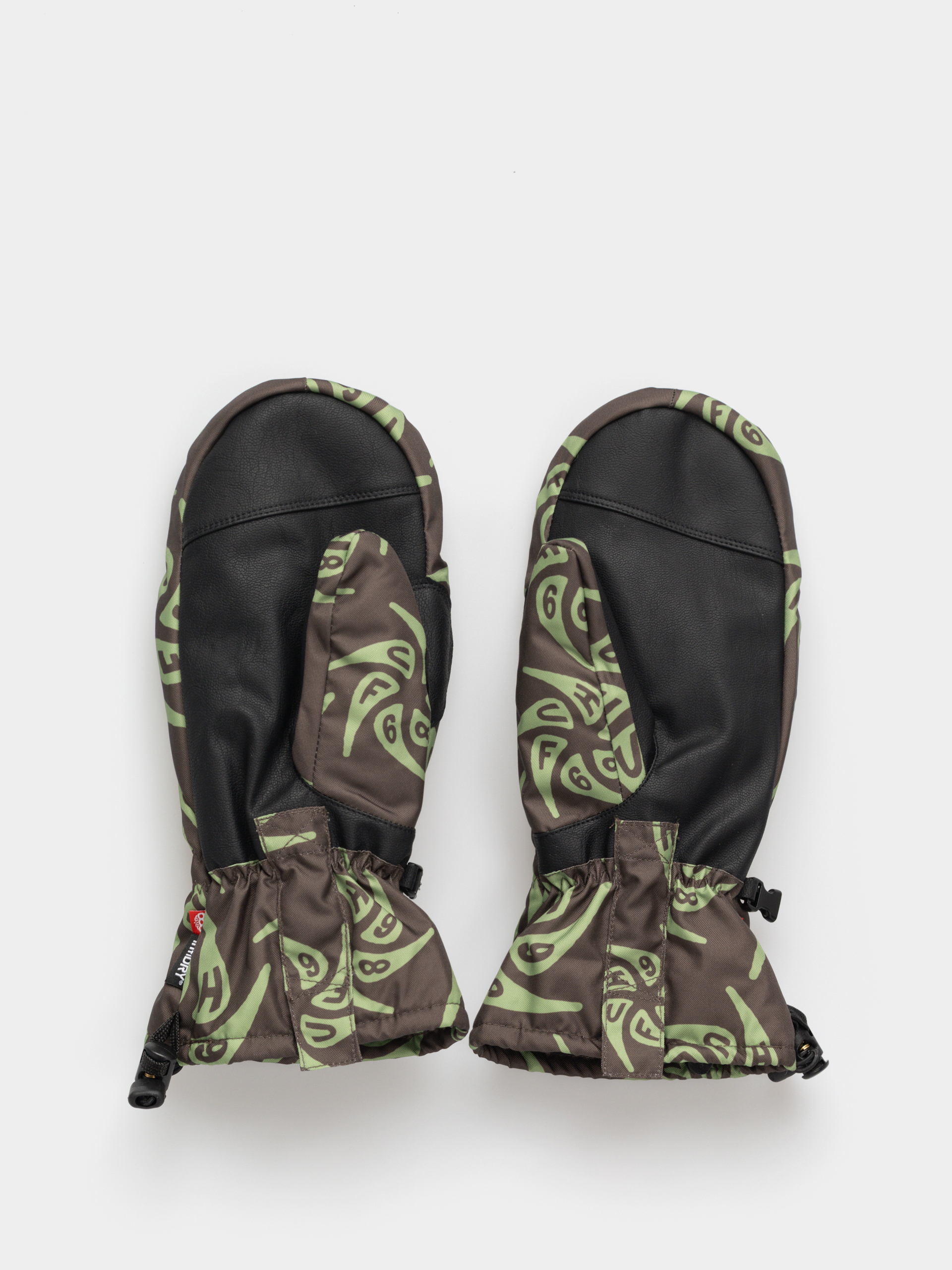 686 X HUF Lander Mitt Handschuhe - Grün, camo (huf swirl)