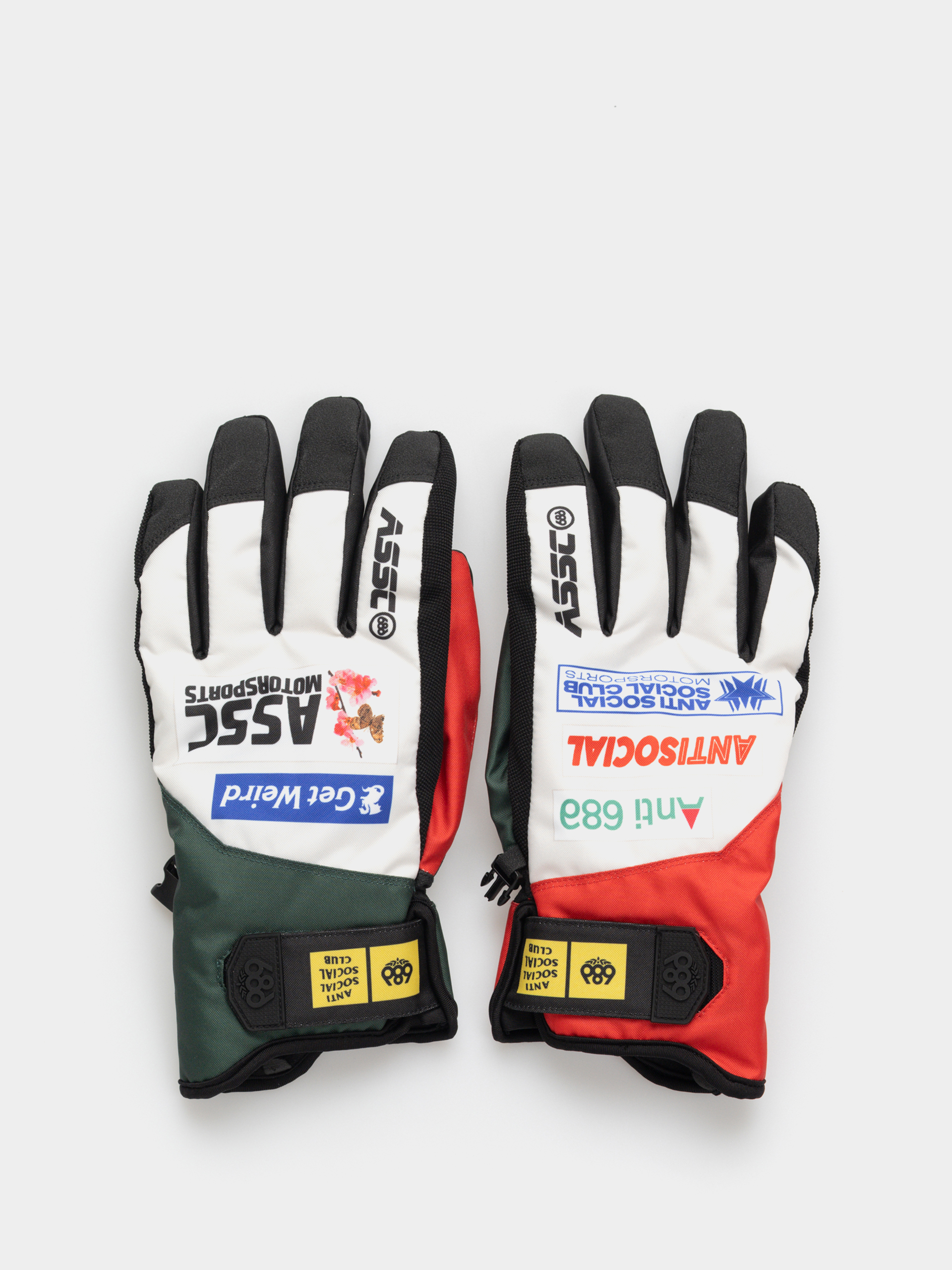 686 X ASSCX Primer Glove Handschuhe (assc white colorblock)