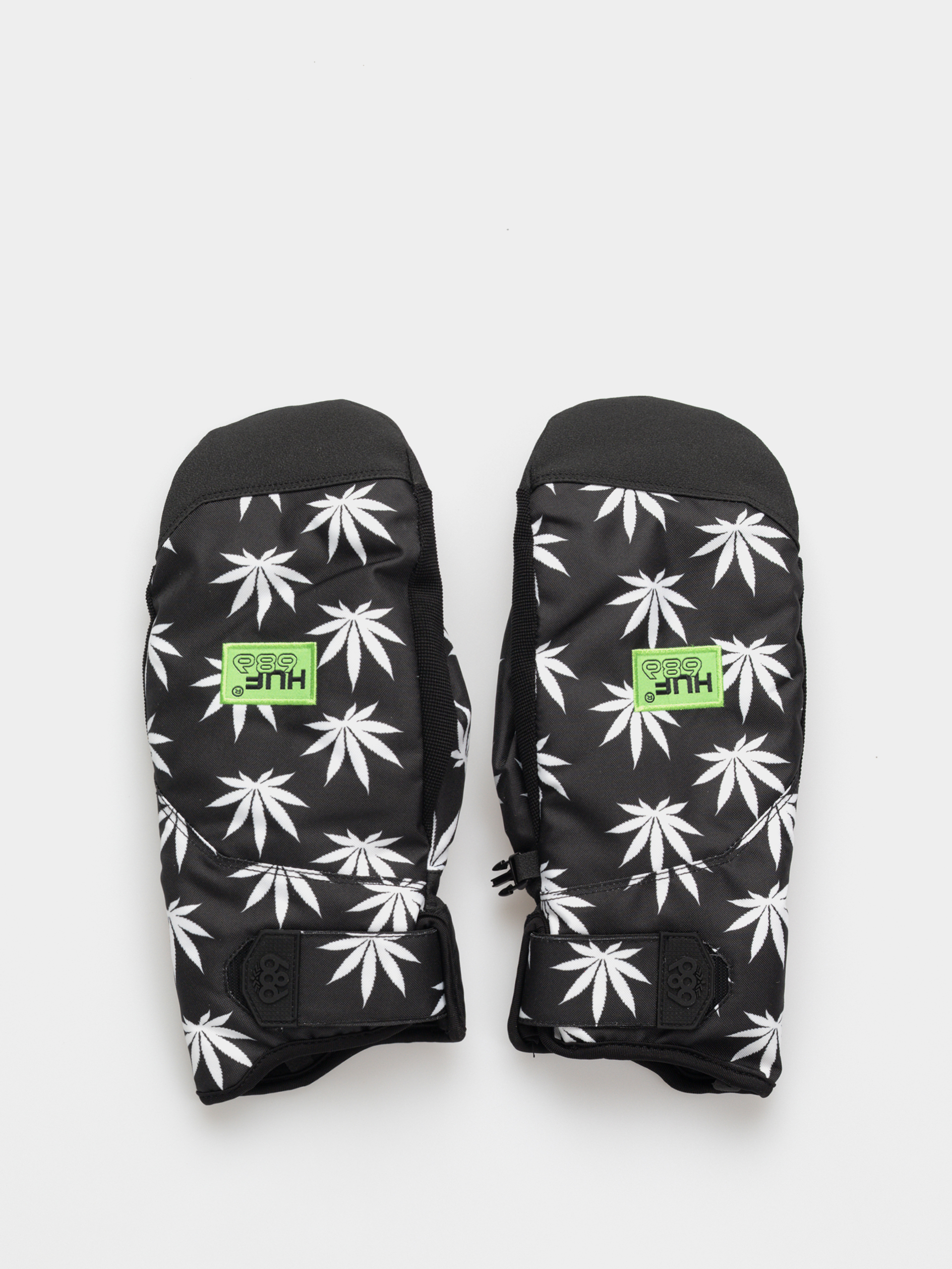 686 X HUF Primer Mitt Gloves - white, black (huf plantlife)