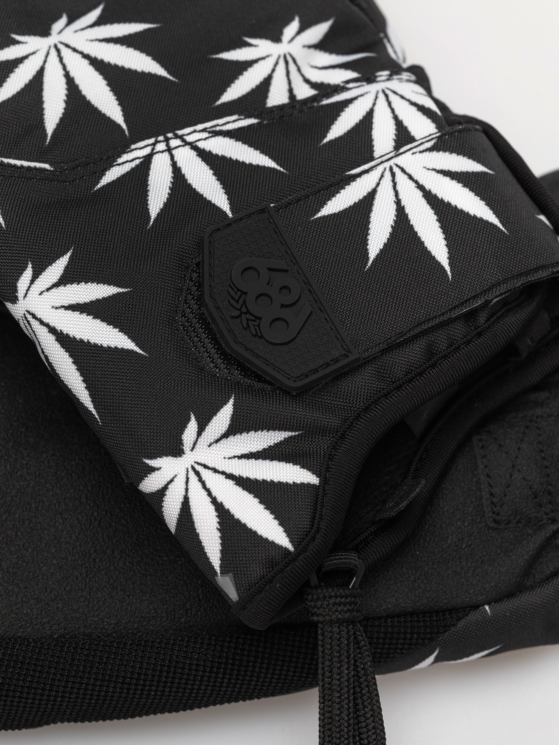 686 X HUF Primer Mitt Gloves - white, black (huf plantlife)