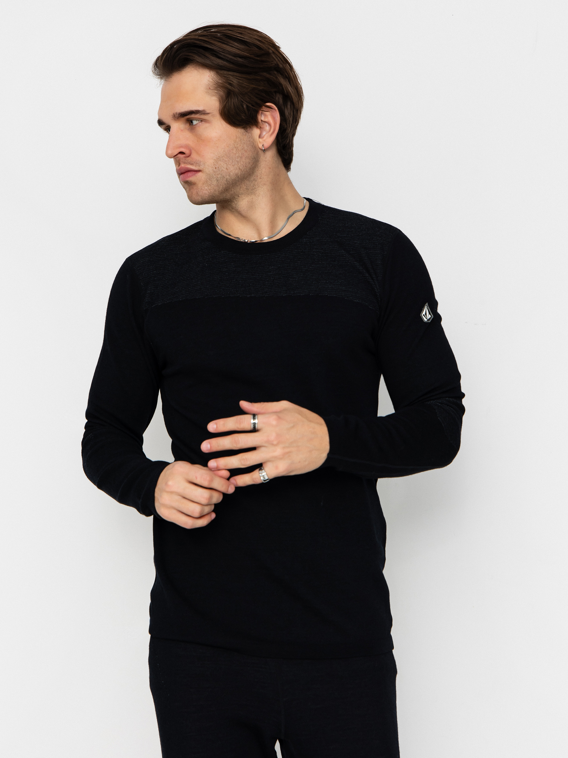 Herren Volcom Aktives Longsleeve Engineered (black)
