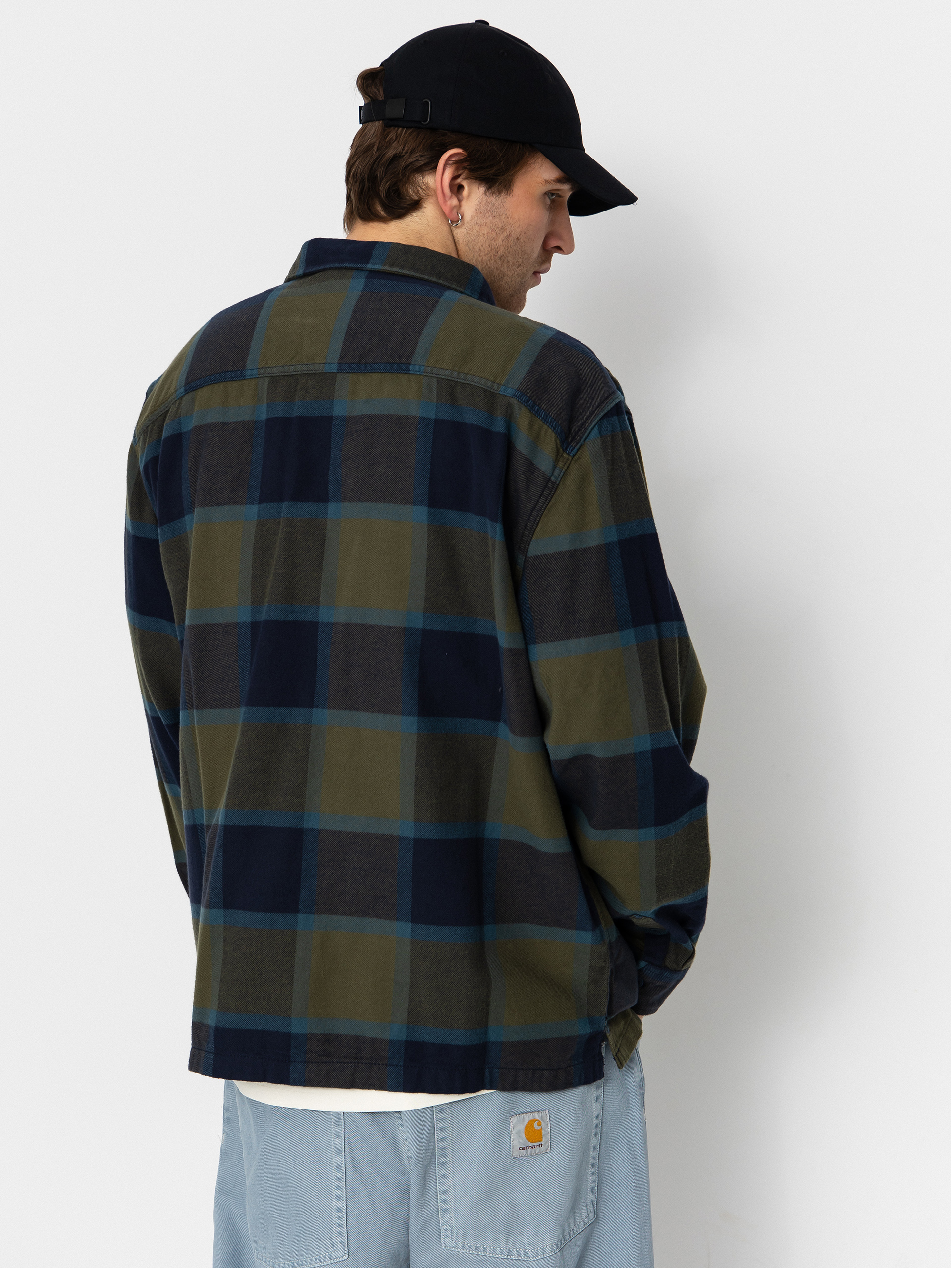 Vans Larkspur Plaid Flannel Shirt (grape leaf/parisiannght)