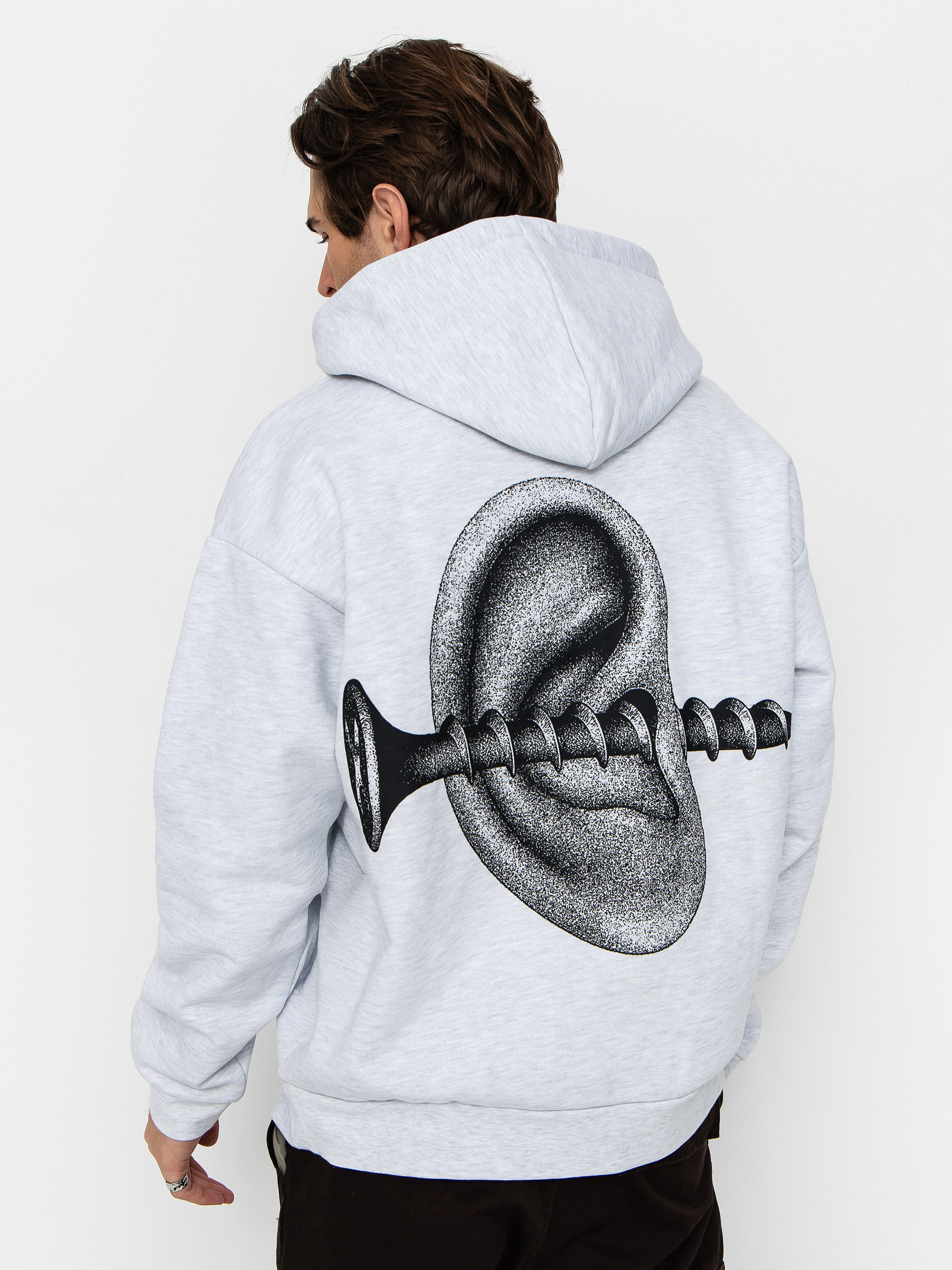 OBEY Obey Disorder Extra Heavy HD Hoodie - grey (ash grey)
