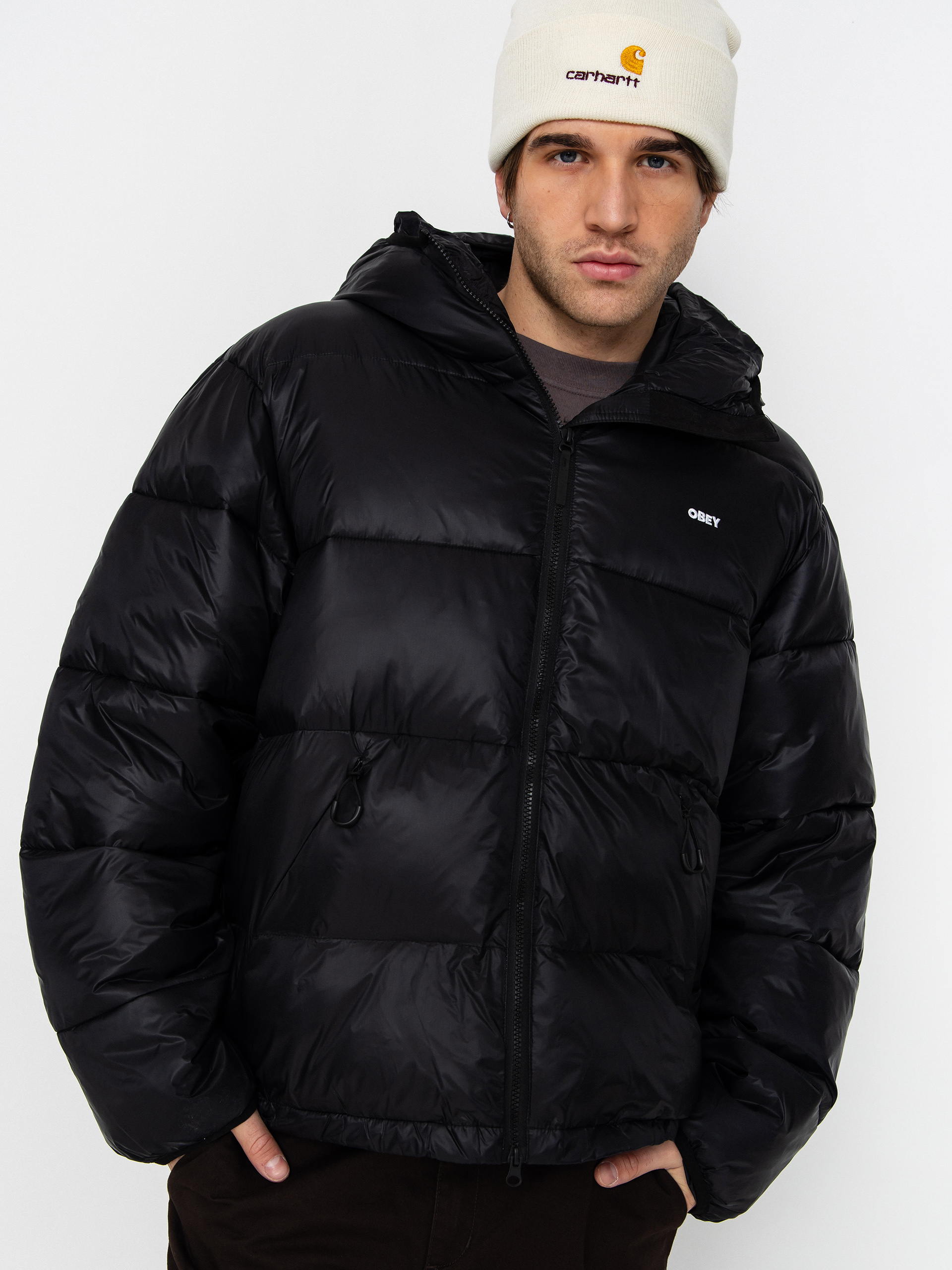 OBEY Stratus Puffer Jacke (black)