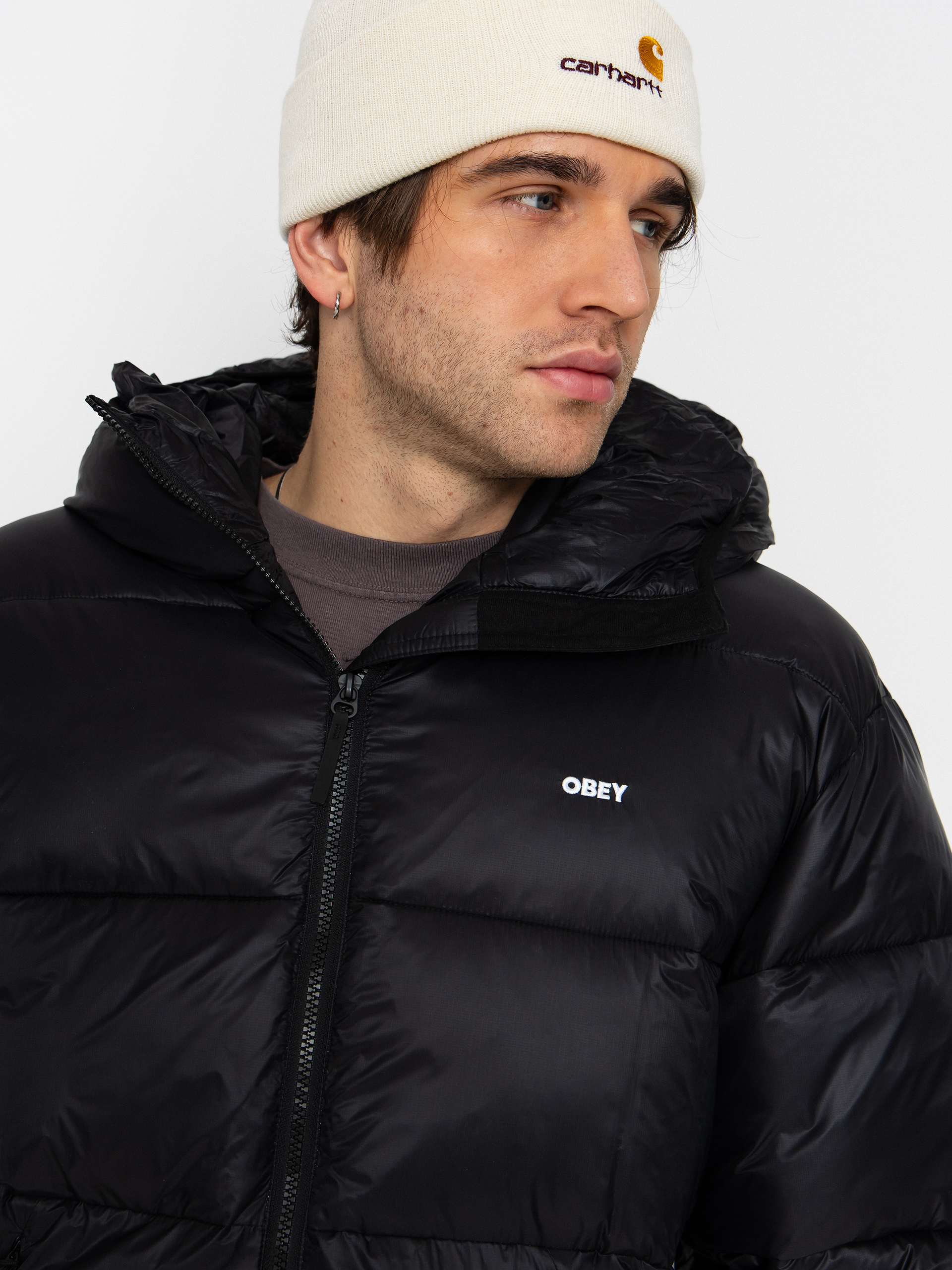 OBEY Stratus Puffer Jacket (black)