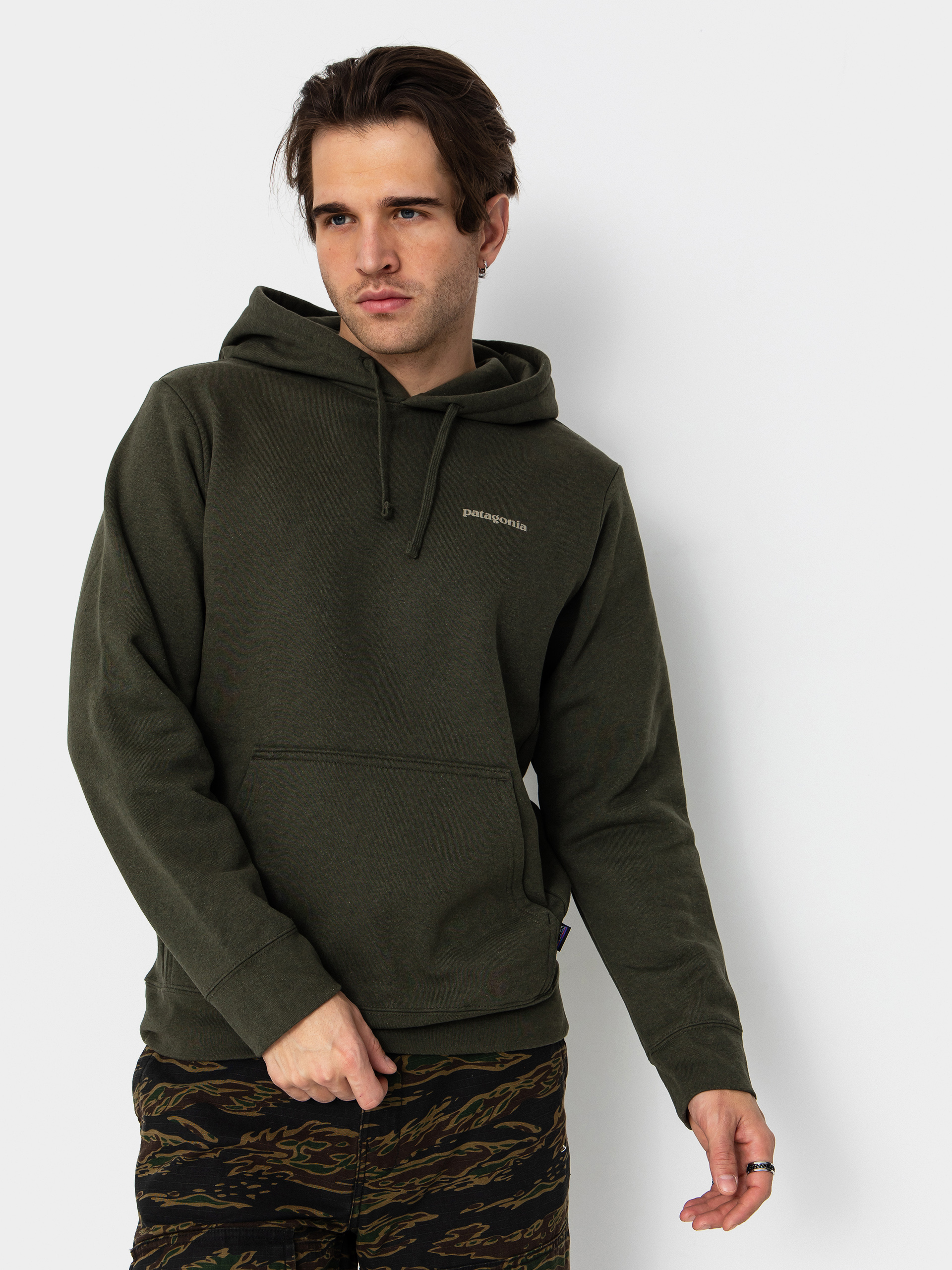 Patagonia Boardshort Logo Uprisal HD Hoodie (basin green)