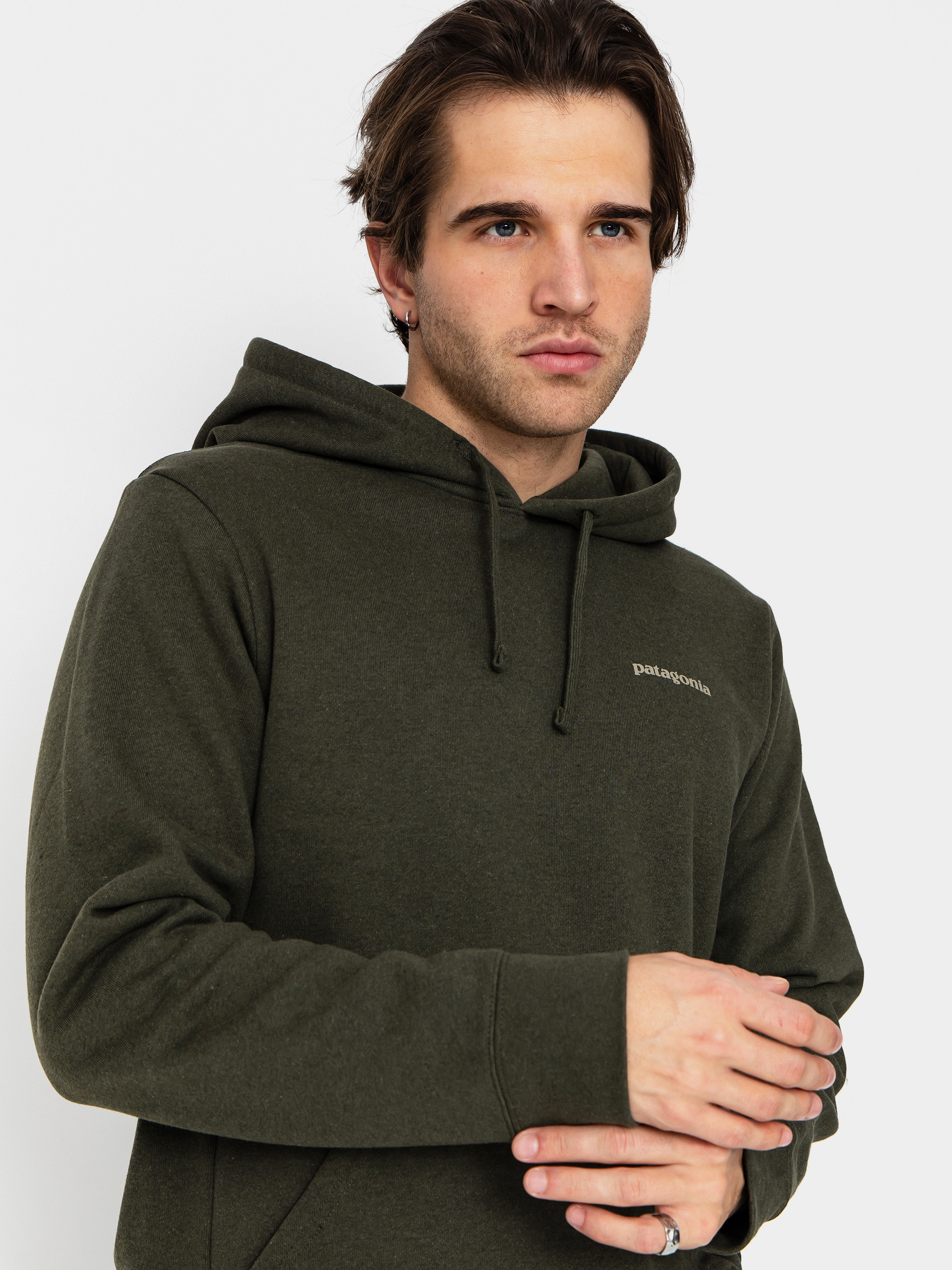 Patagonia Boardshort Logo Uprisal HD Hoodie (basin green)