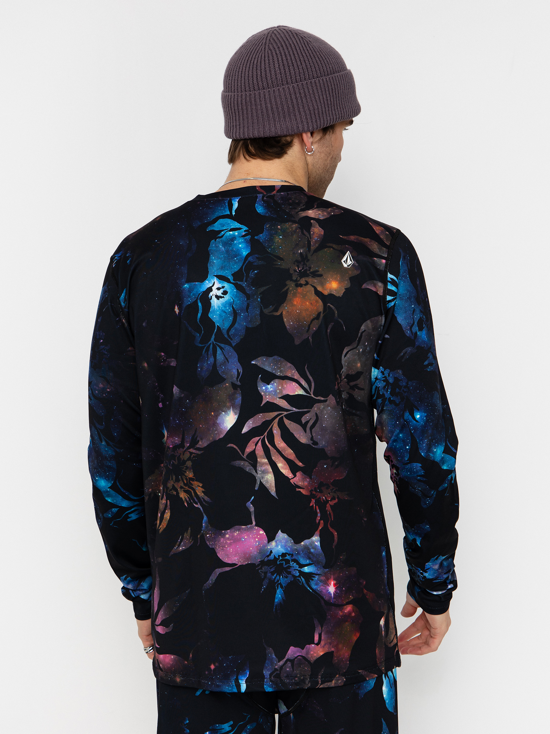 Herren Volcom Aktives Longsleeve V Science (space aloha)