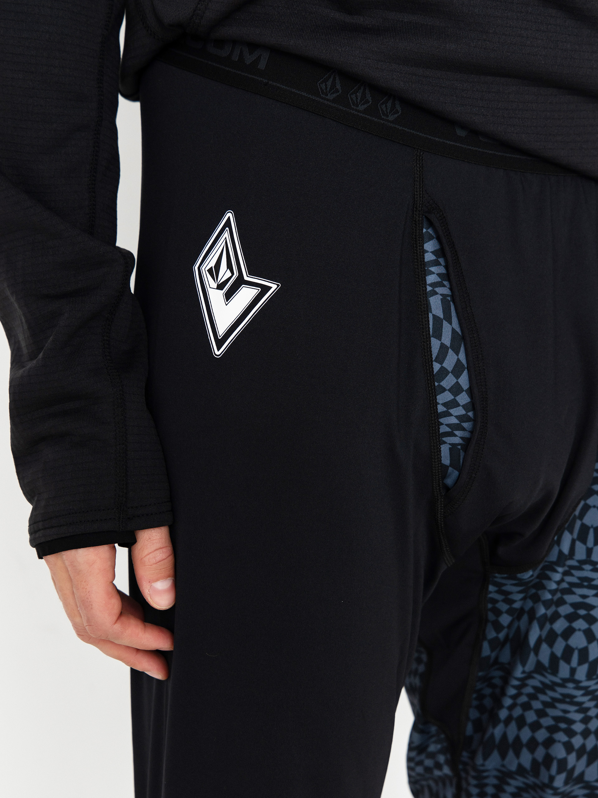 Mens Volcom M V Science Active leggings (black/charcoal)