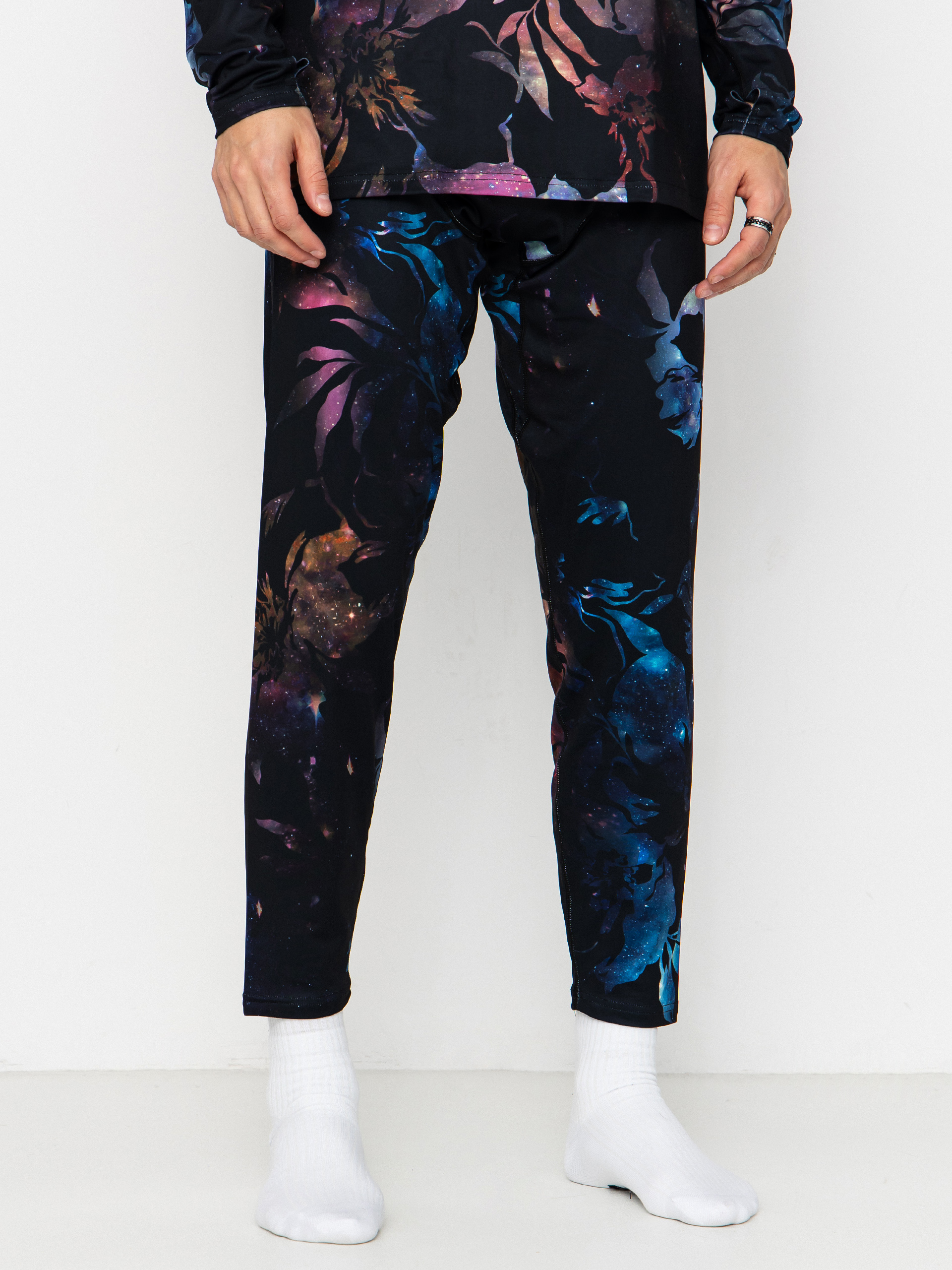 Mens Volcom M V Science Active leggings (space aloha)