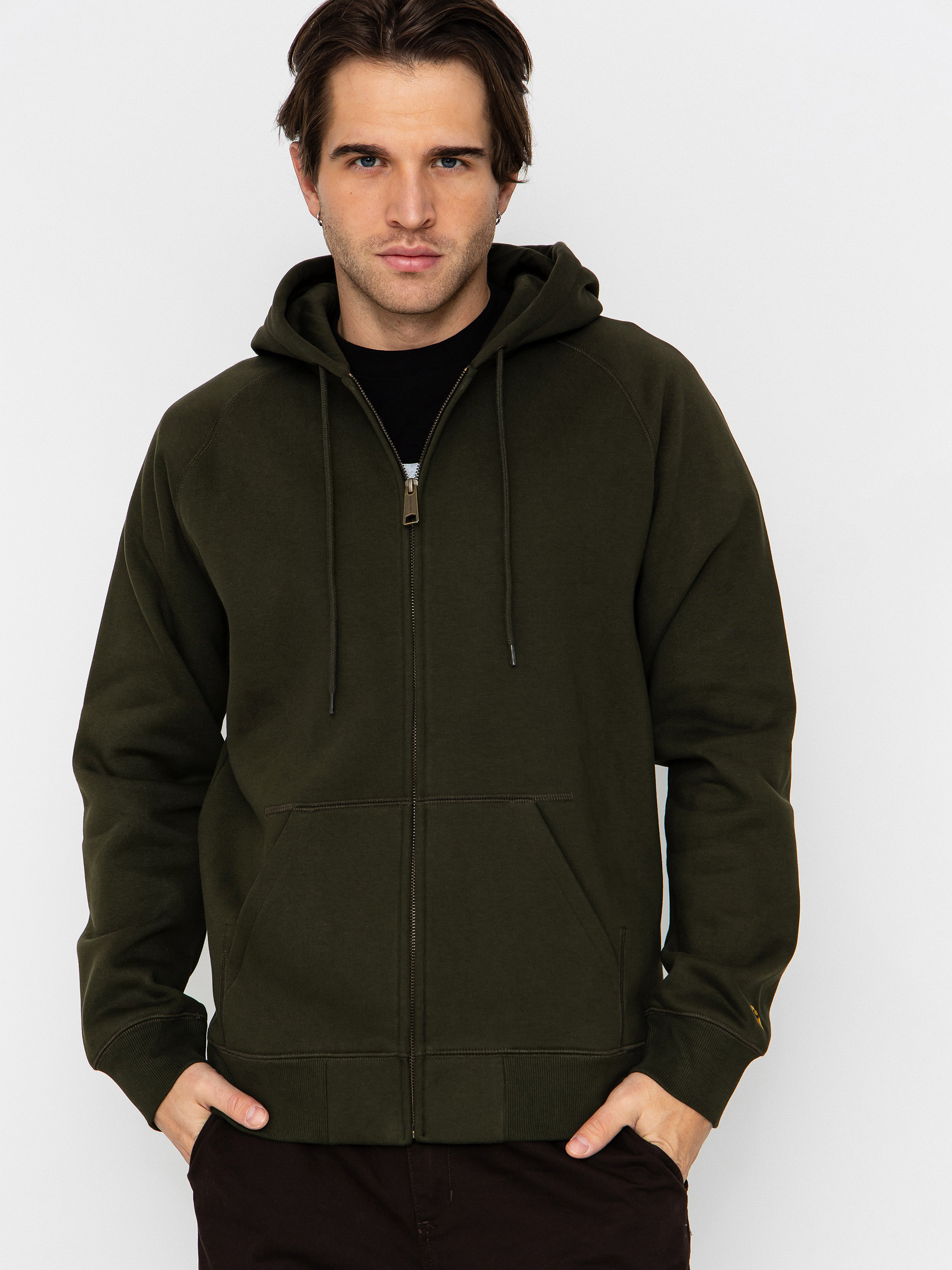 Carhartt WIP Chase ZHD Hoodie - navy blue (mizar/gold)