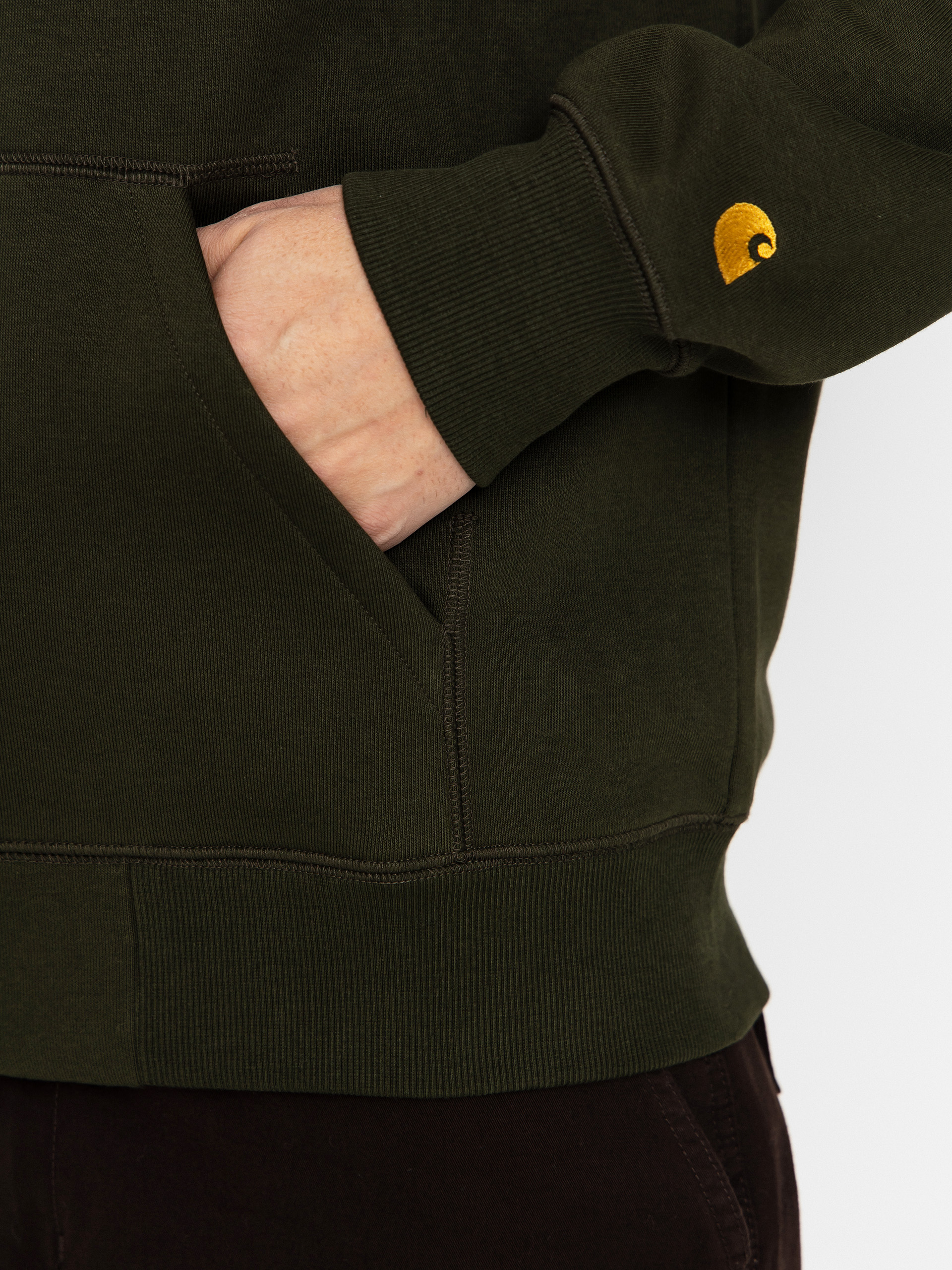 Carhartt WIP Chase ZHD Hoodie (olive/gold)
