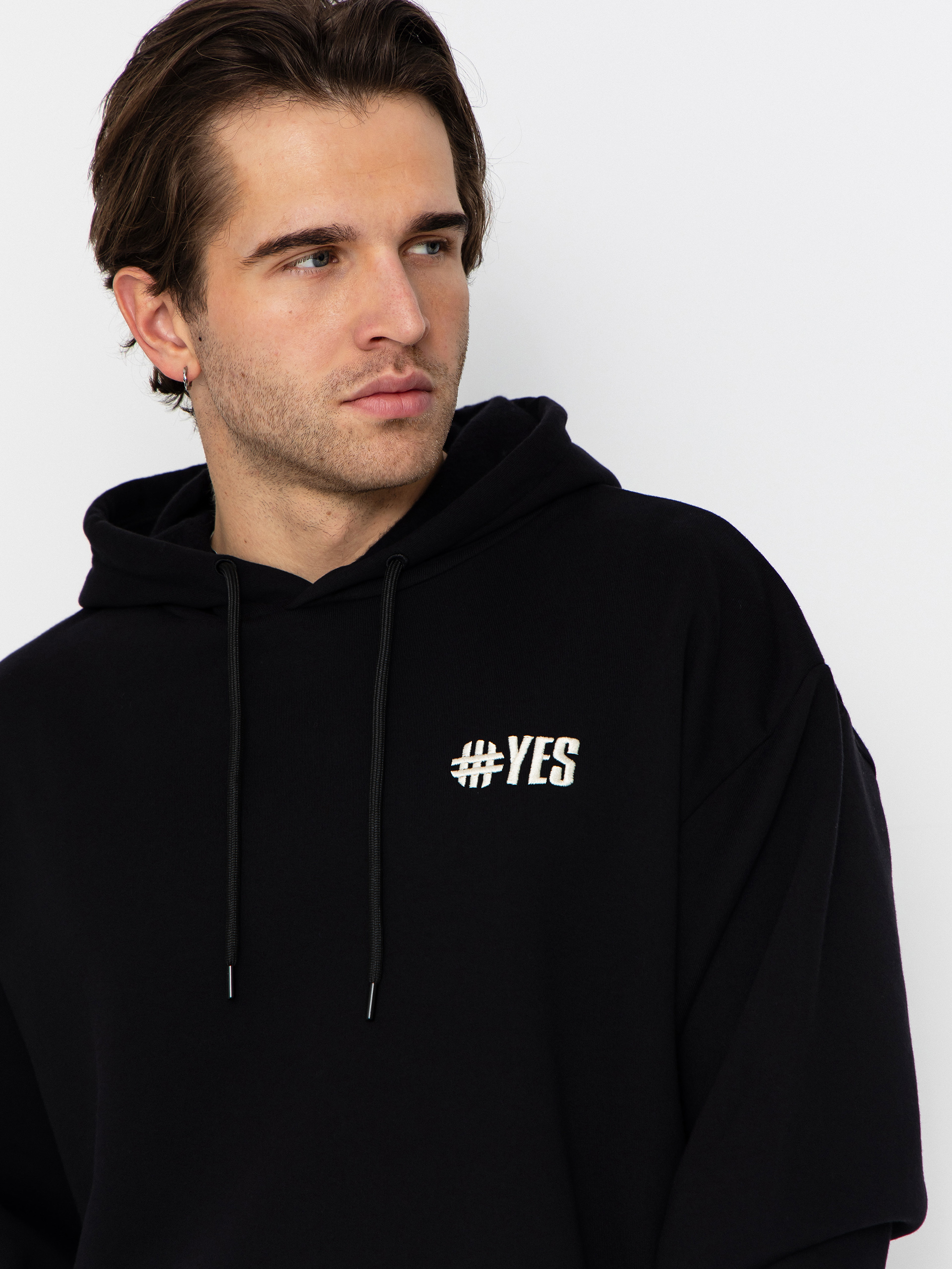 Yes Logo HD Active sweatshirt (black)