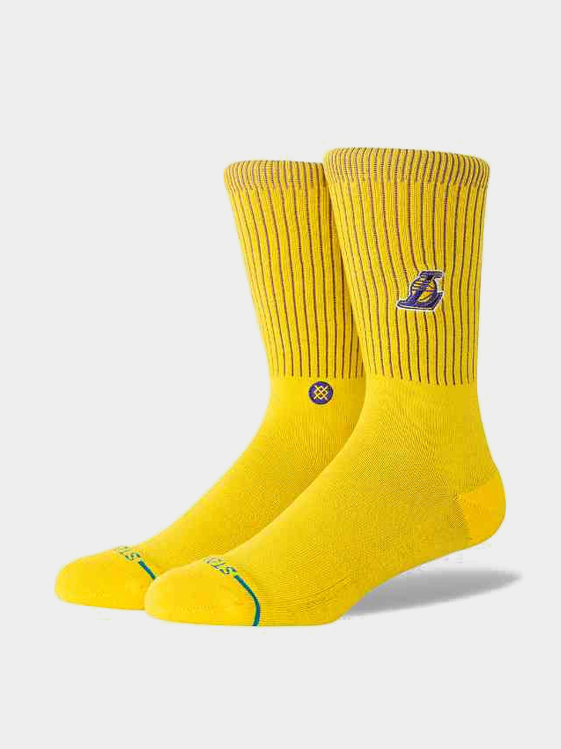 Stance Socks Lakers Badged Crew