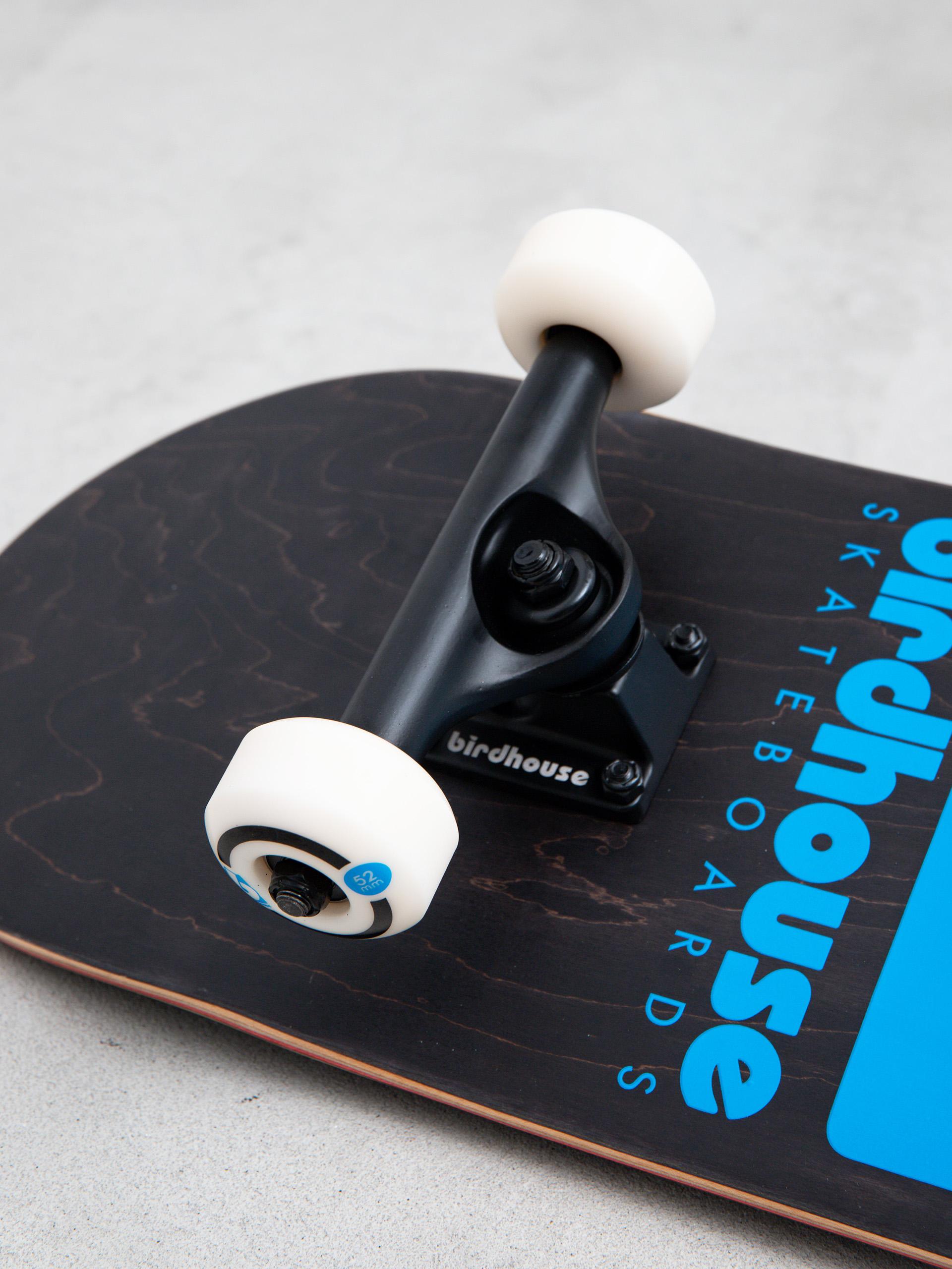 Birdhouse Skateboard B Logo (black/blue)