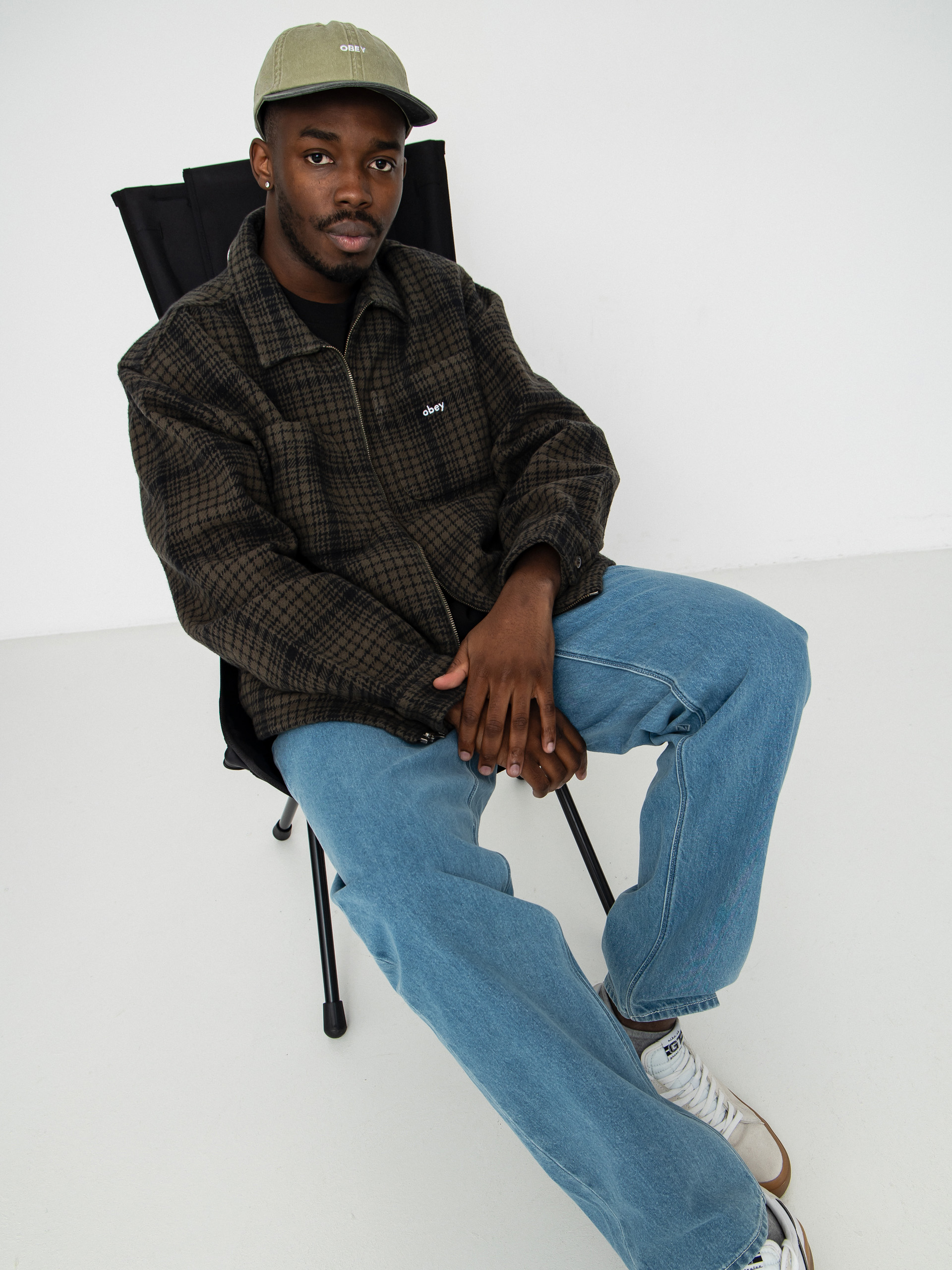 OBEY Parker Zip Jacke (rosin multi)