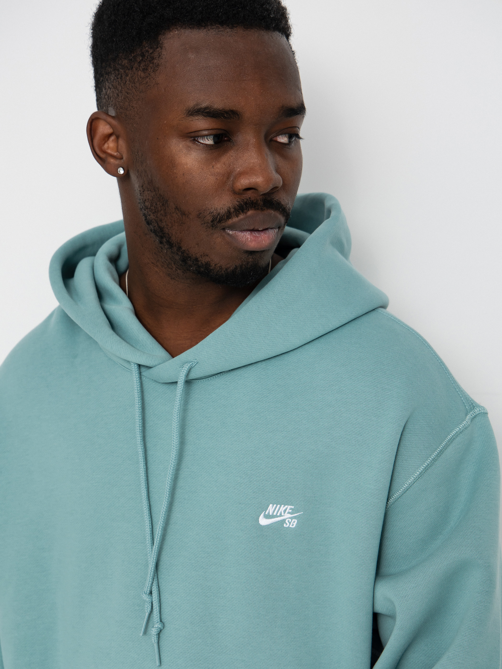 nike sb hoodie light blue