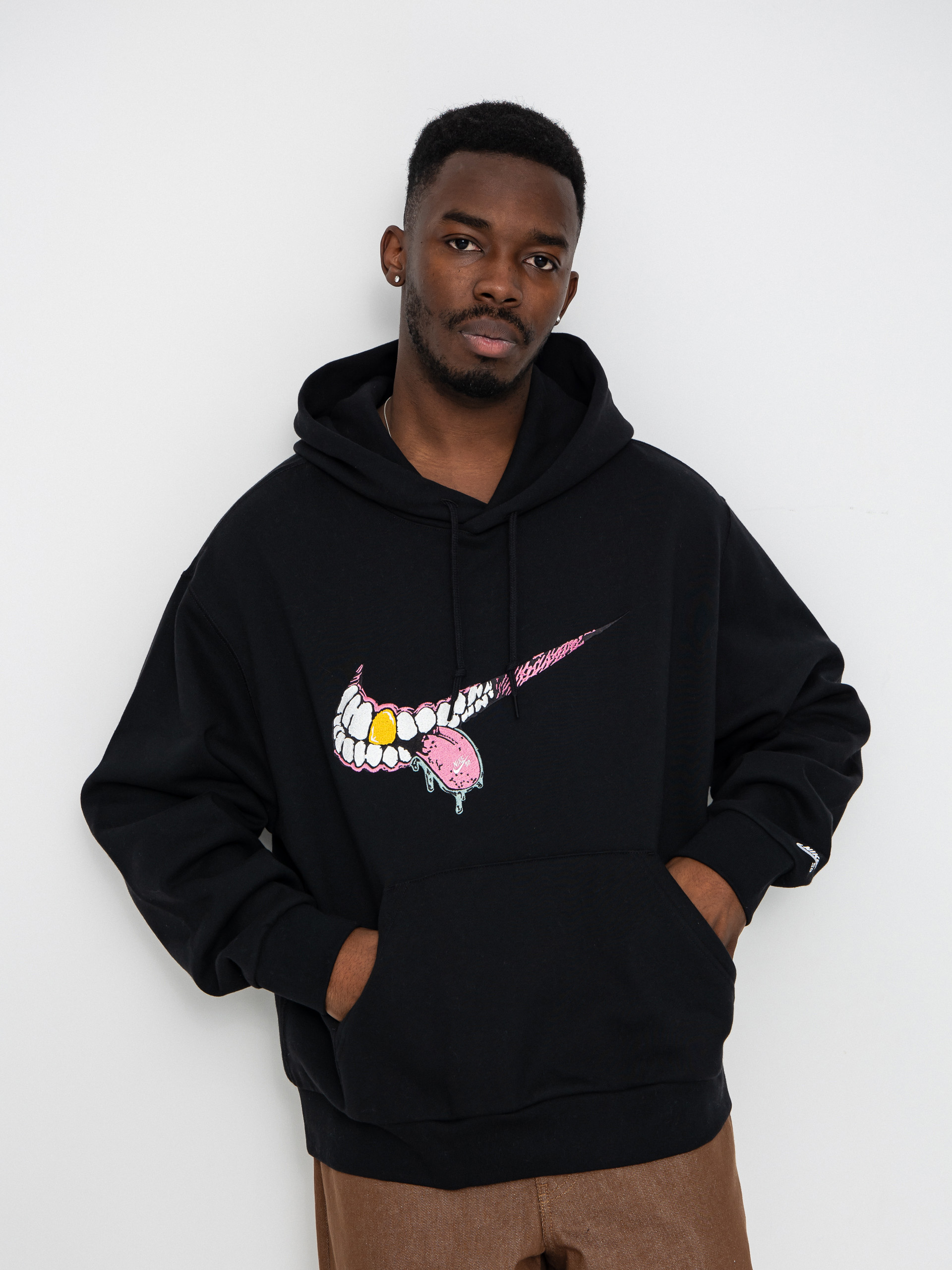 Nike SB Hoodie GFX 1 HD (black/white)