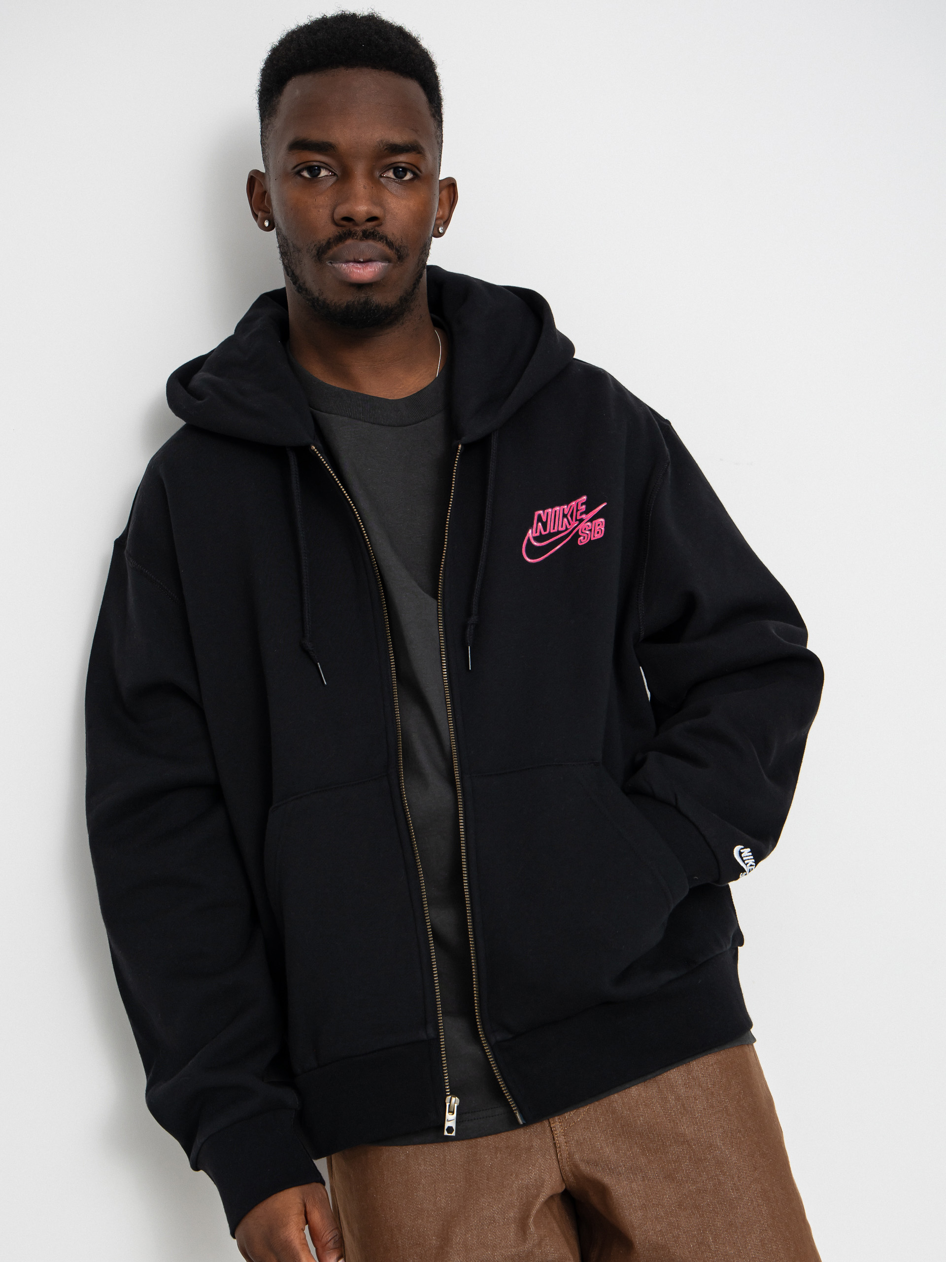 Nike SB Hoodie Gfx 2 ZHD - black (black/white)