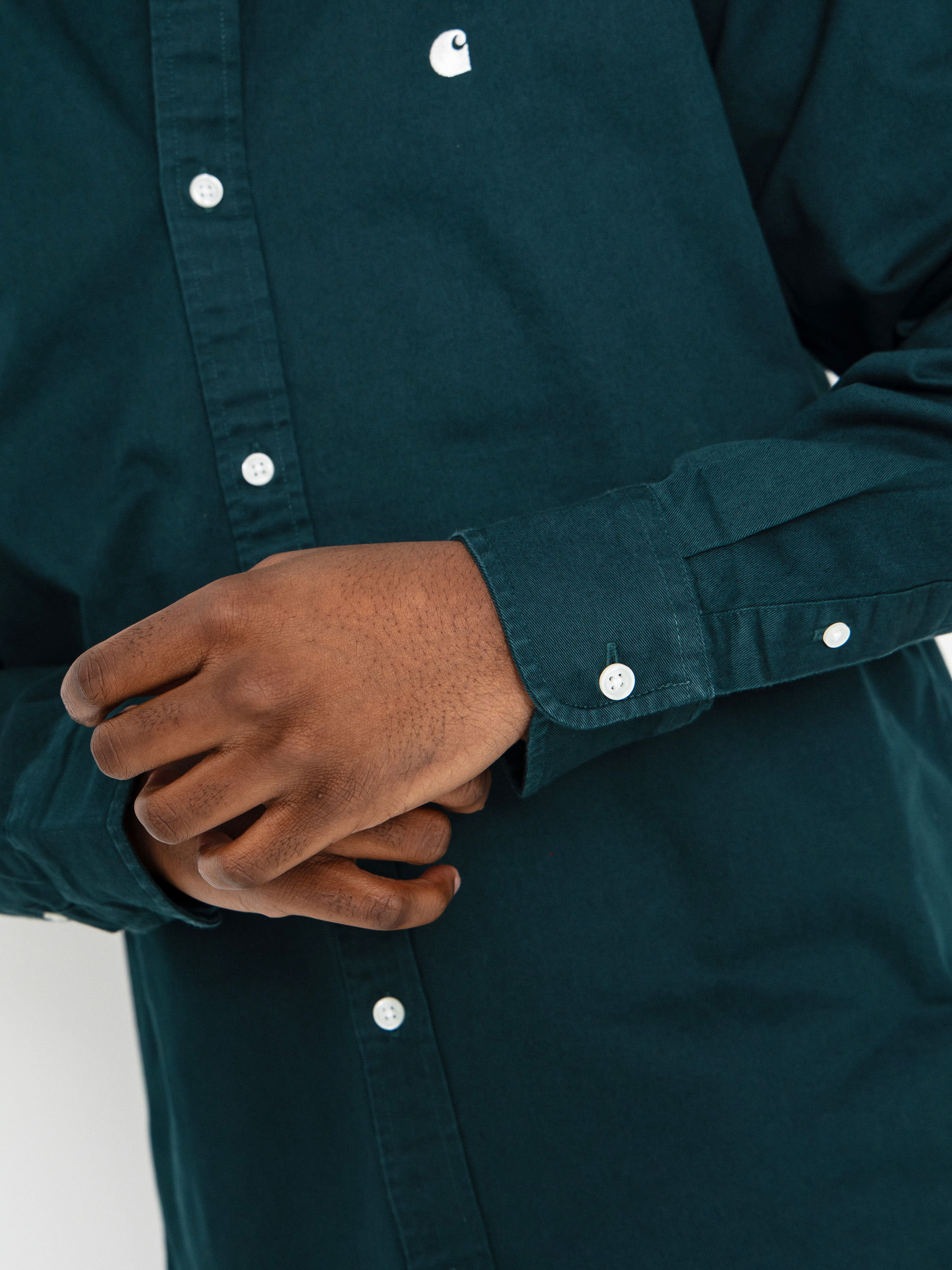 Carhartt WIP Madison Hemd (dark fir/wax)