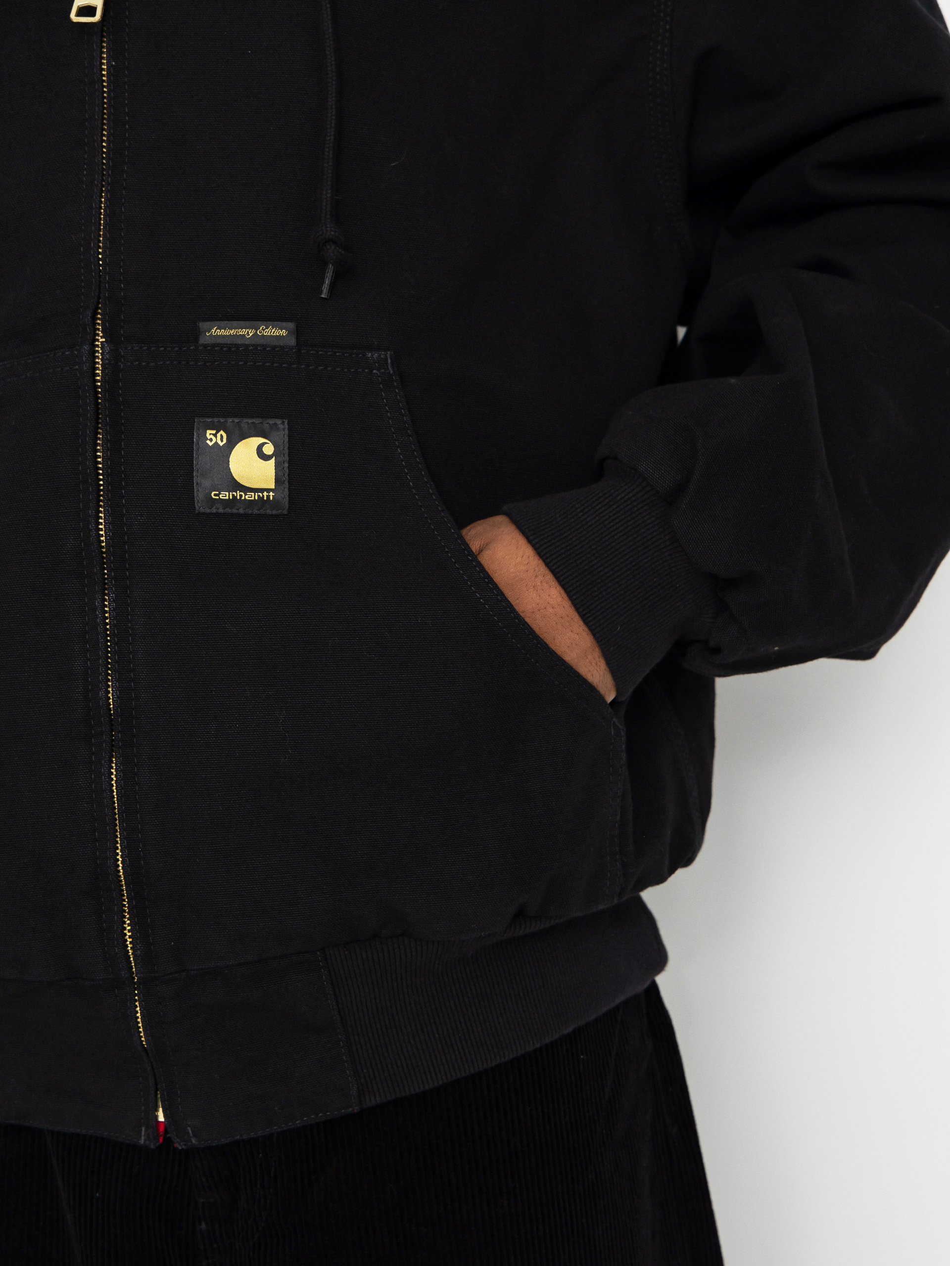 Carhartt WIP Jacke 50 Years Anniversary OG Active (black/usa red/rinsed)